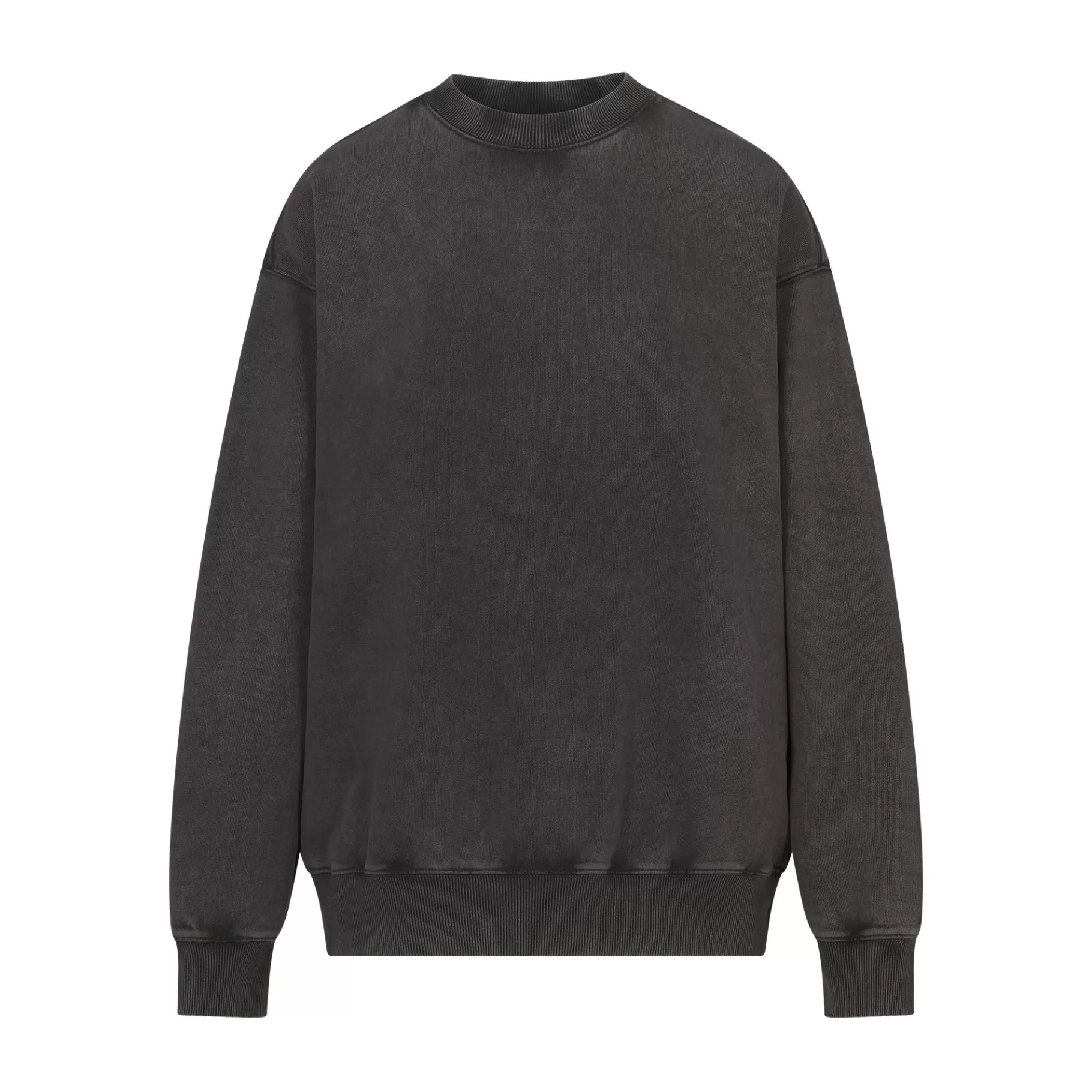 Skims *BOYFRIEND FLEECE CREWNECK PULLOVER | ASH