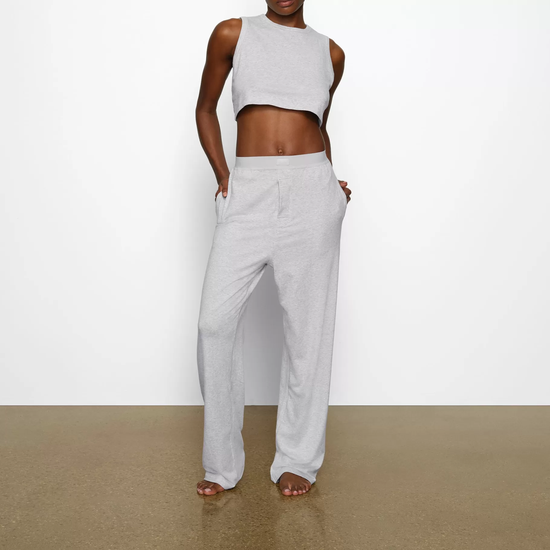 Skims the winter shop*BOYFRIEND LOOSE PANT | LIGHT HEATHER GREY LIGHT+HEATHER+GREY