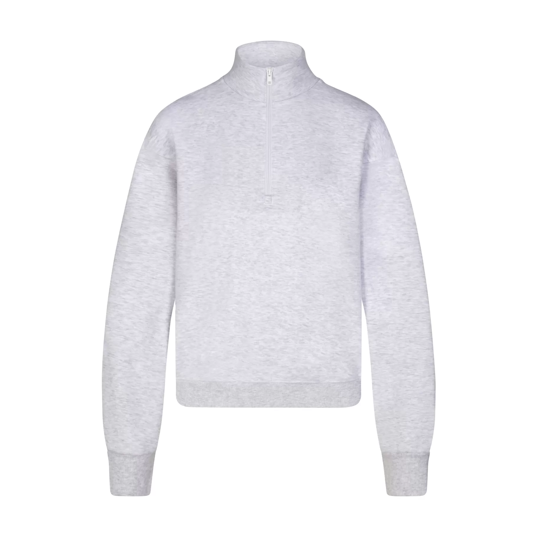 Skims cotton fleece*COTTON FLEECE CLASSIC QUARTER ZIP PULLOVER | LIGHT HEATHER GREY LIGHT+HEATHER+GREY