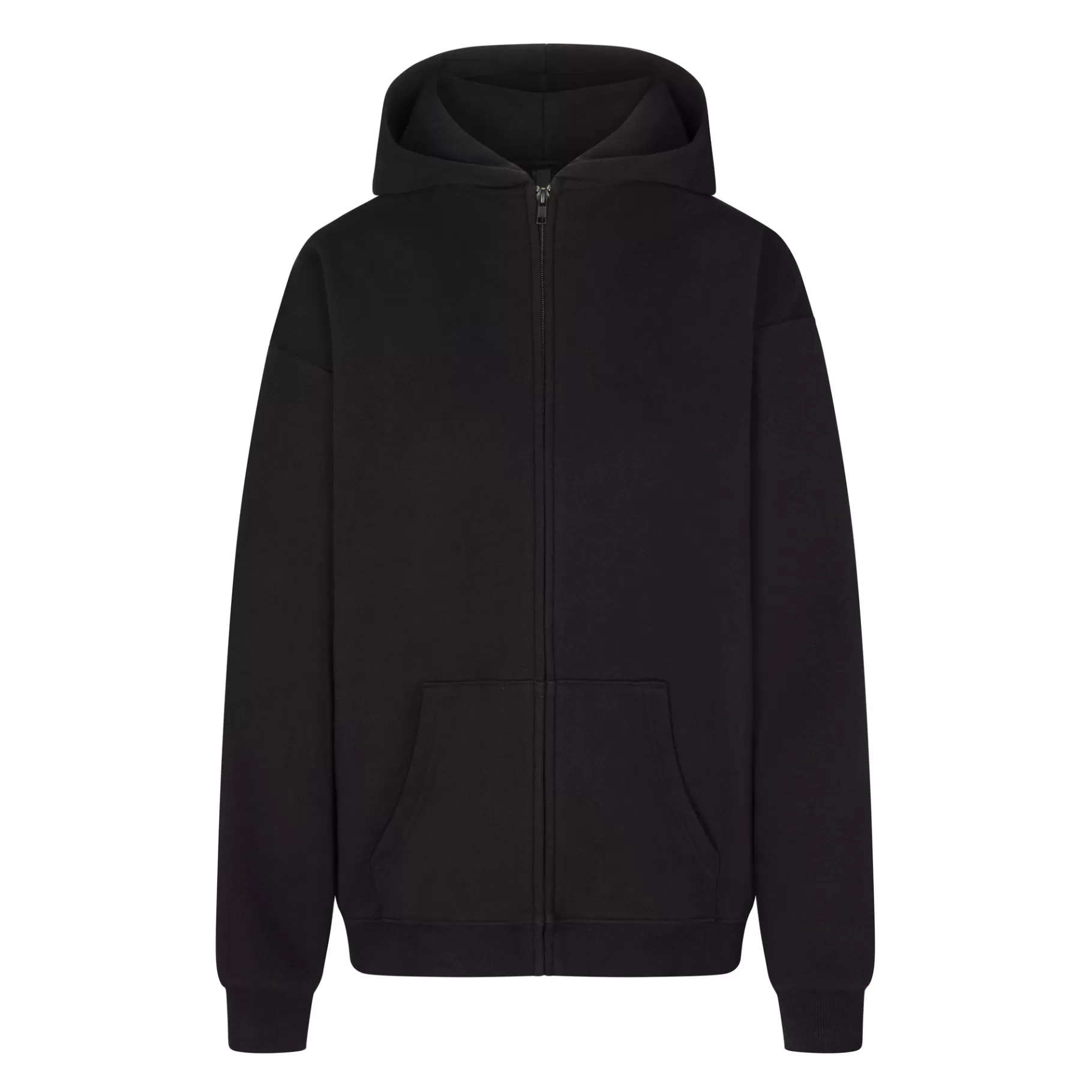 Skims cotton fleece*COTTON FLEECE OVERSIZED ZIP UP HOODIE | ONYX