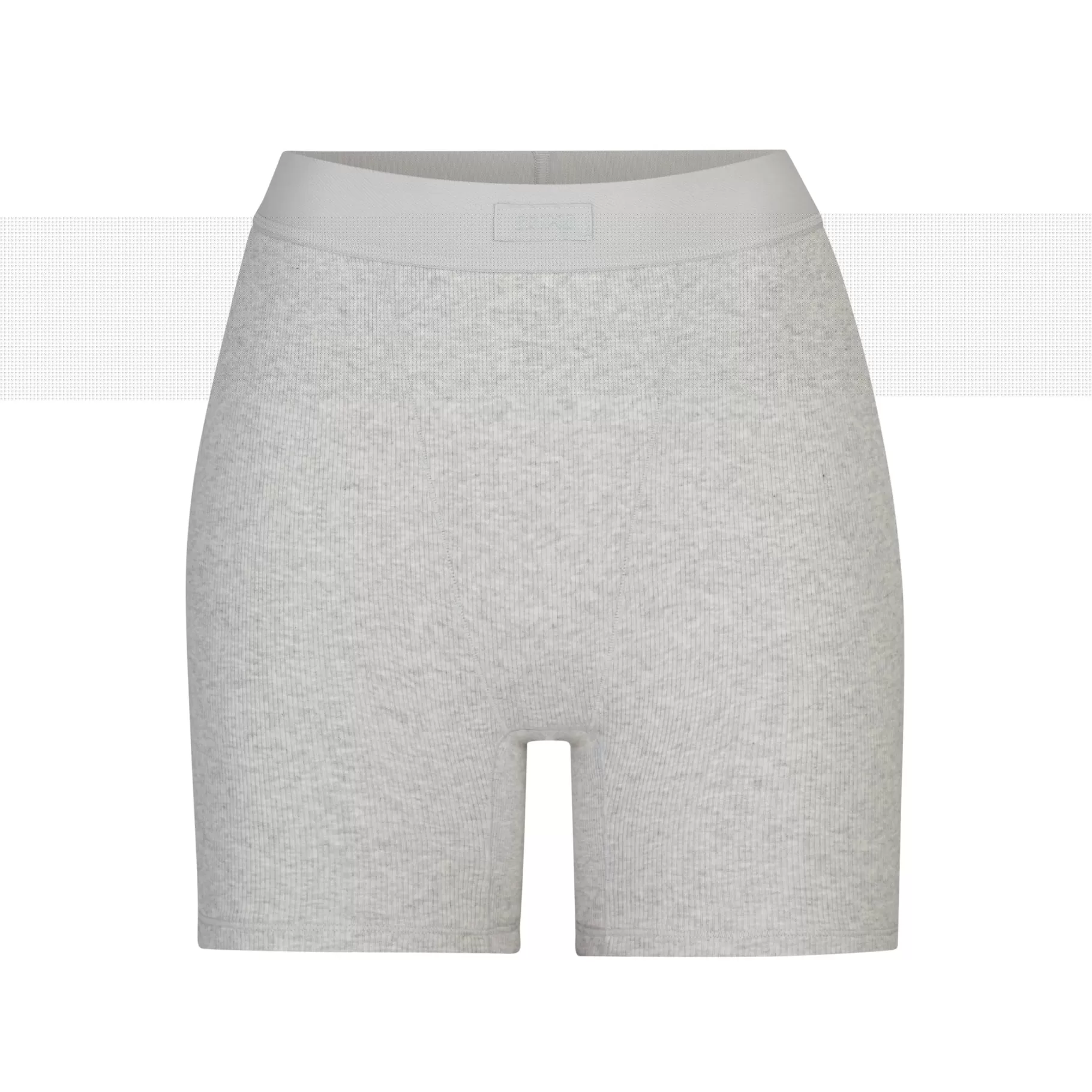 Skims cotton collection*COTTON RIB BOXER | LIGHT HEATHER GREY LIGHT+HEATHER+GREY