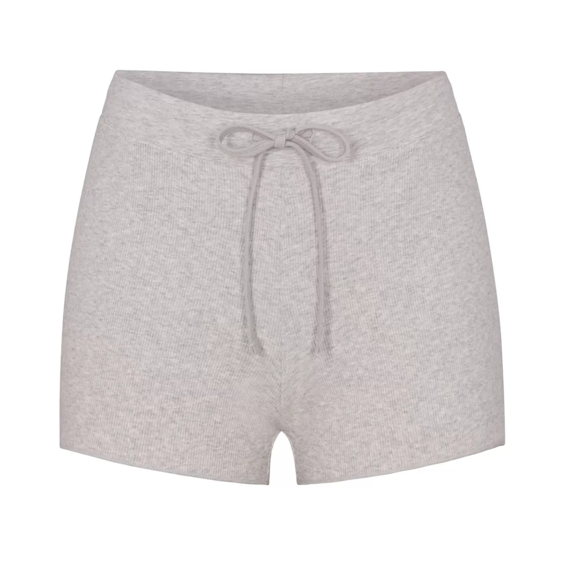 Skims shorts*COTTON RIB DRAWSTRING SHORT | LIGHT HEATHER GREY LIGHT+HEATHER+GREY