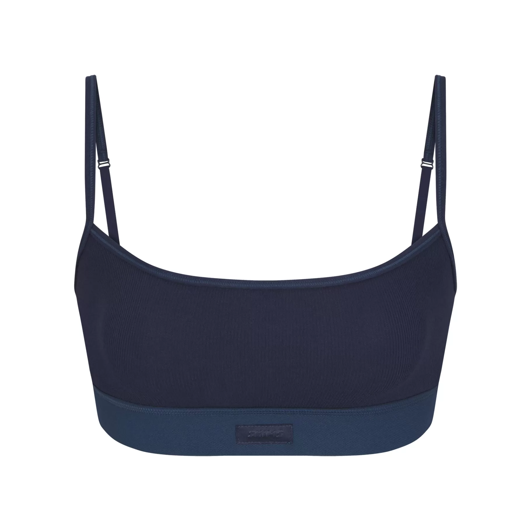 Skims scoop*COTTON RIB SCOOP BRALETTE | NAVY