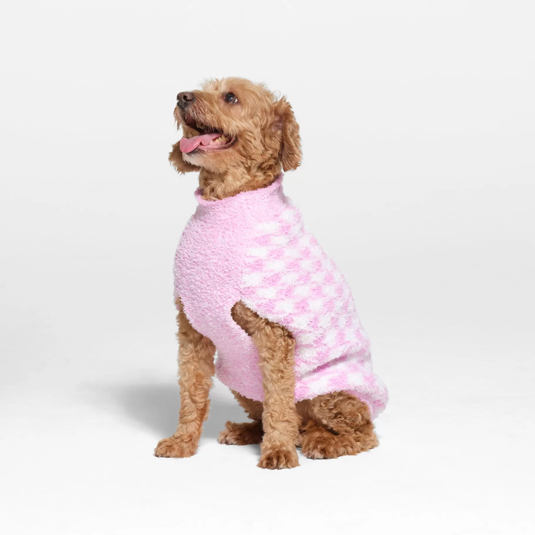 Skims accessories*COZY KNIT PET SWEATER | PETAL HOUNDSTOOTH PETAL+HOUNDSTOOTH