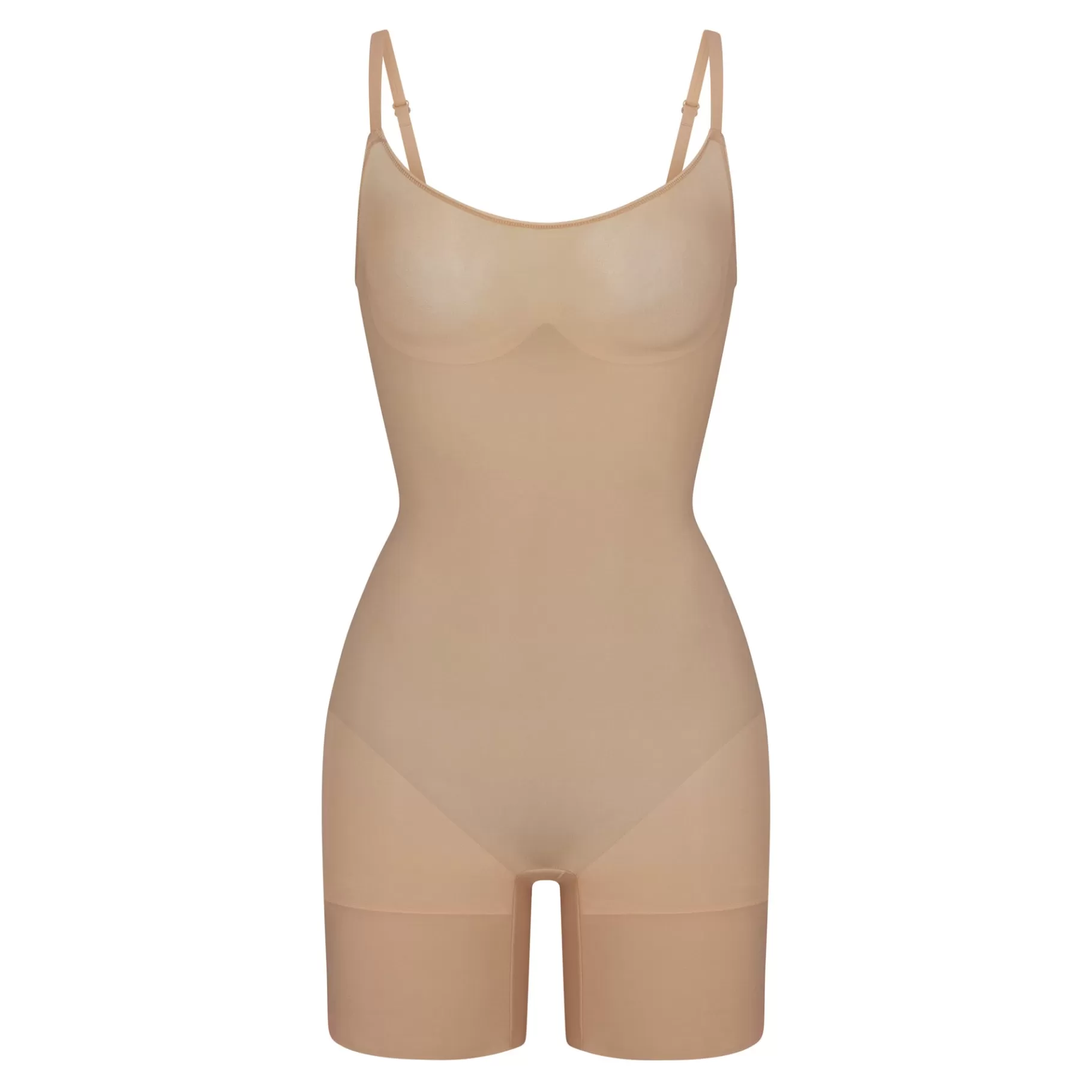 Skims shapewear bodysuits*EVERYDAY SCULPT MID THIGH BODYSUIT | CLAY