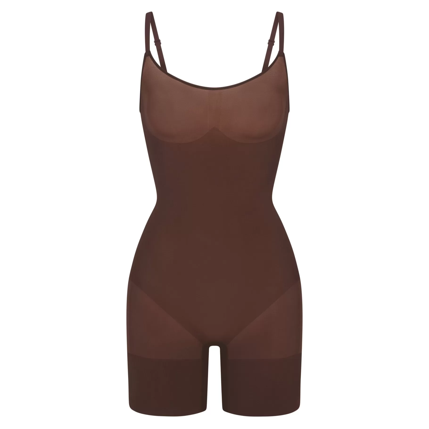 Skims shapewear bodysuits*EVERYDAY SCULPT MID THIGH BODYSUIT | COCOA