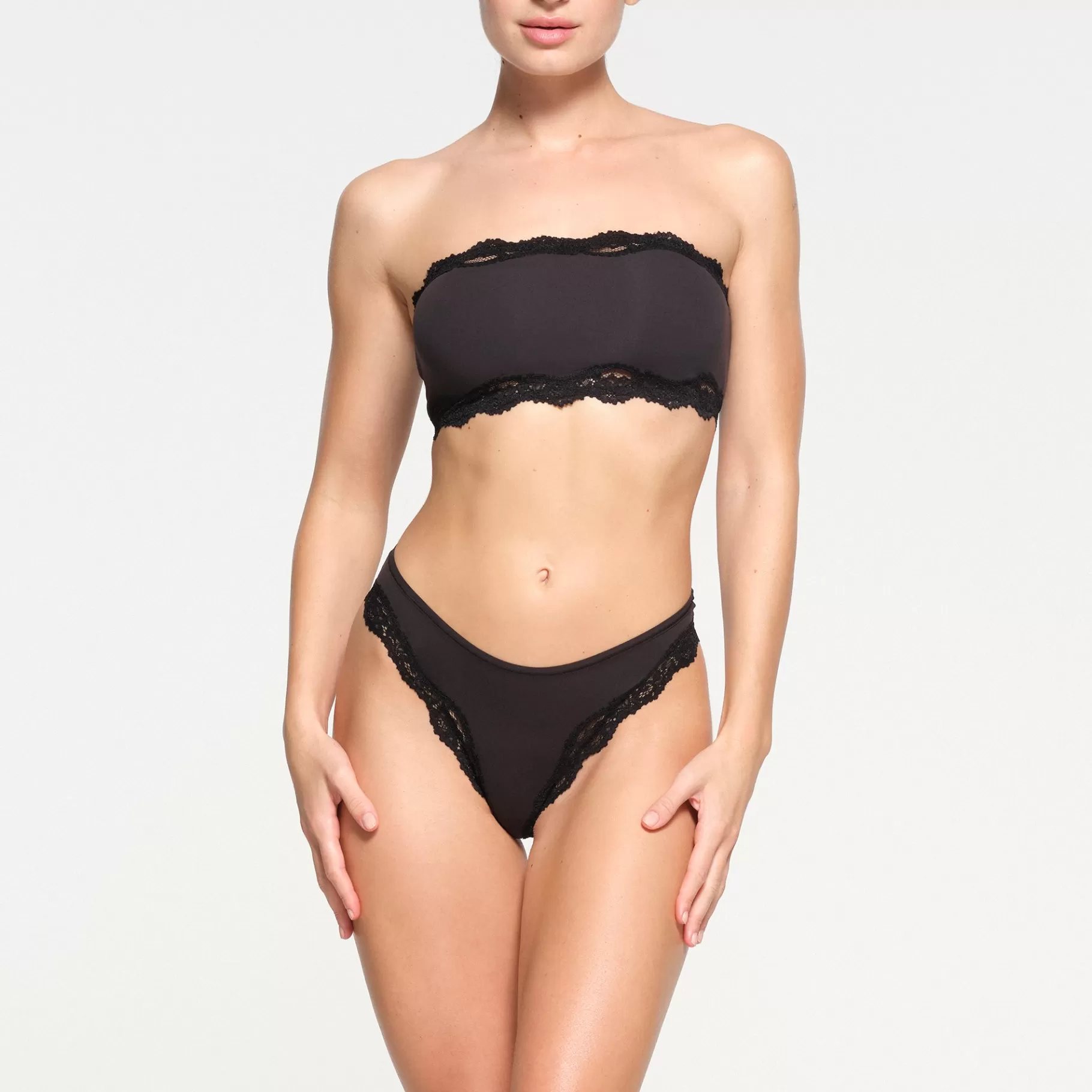 Skims *FITS EVERYBODY LACE BANDEAU | ONYX