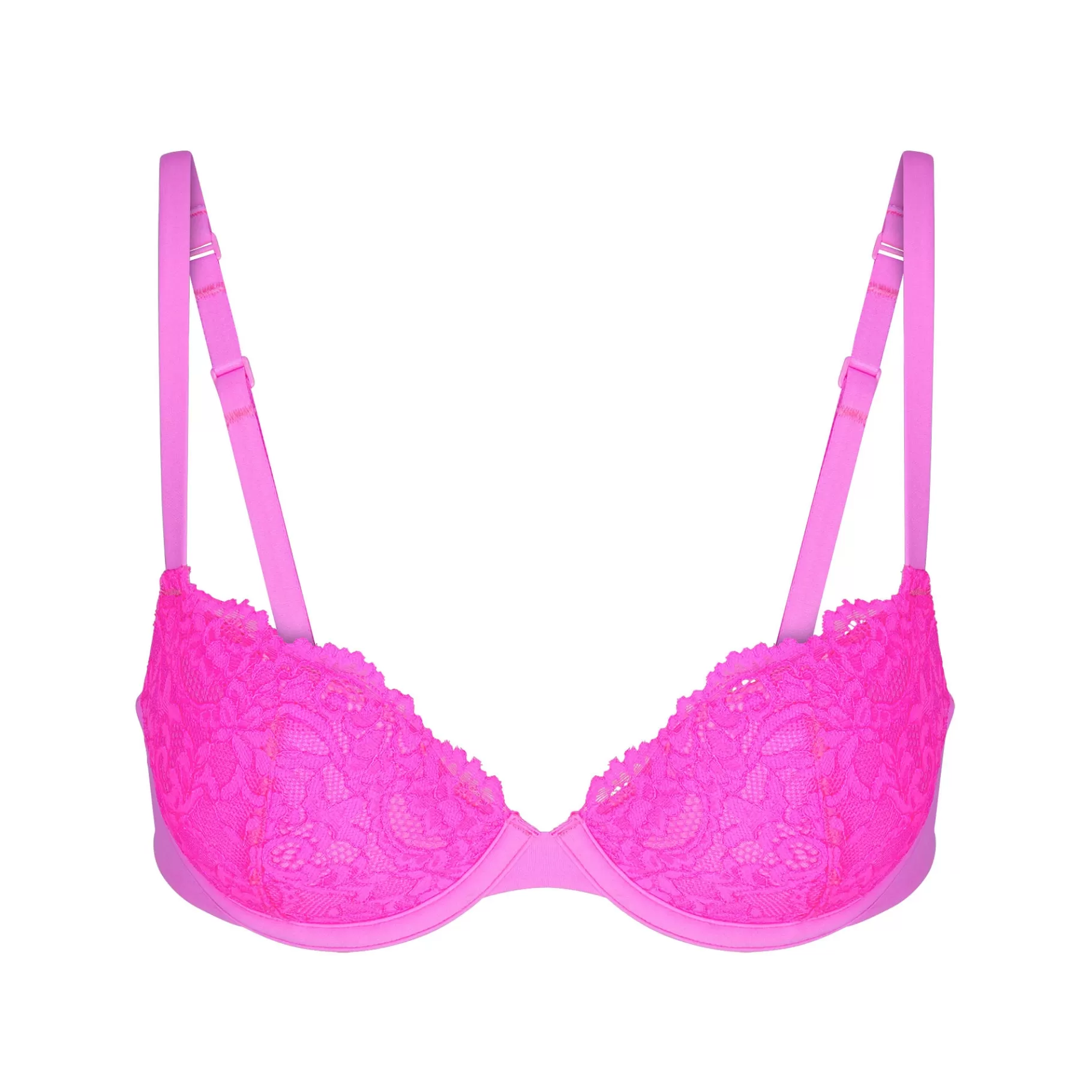 Skims push-up*FITS EVERYBODY LACE PUSH-UP BRA | NEON PINK NEON+PINK