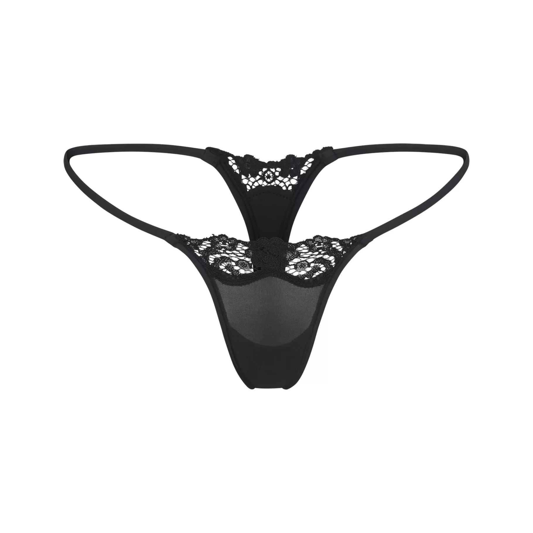 Skims fits everybody*FITS EVERYBODY LACE STRING THONG | ONYX