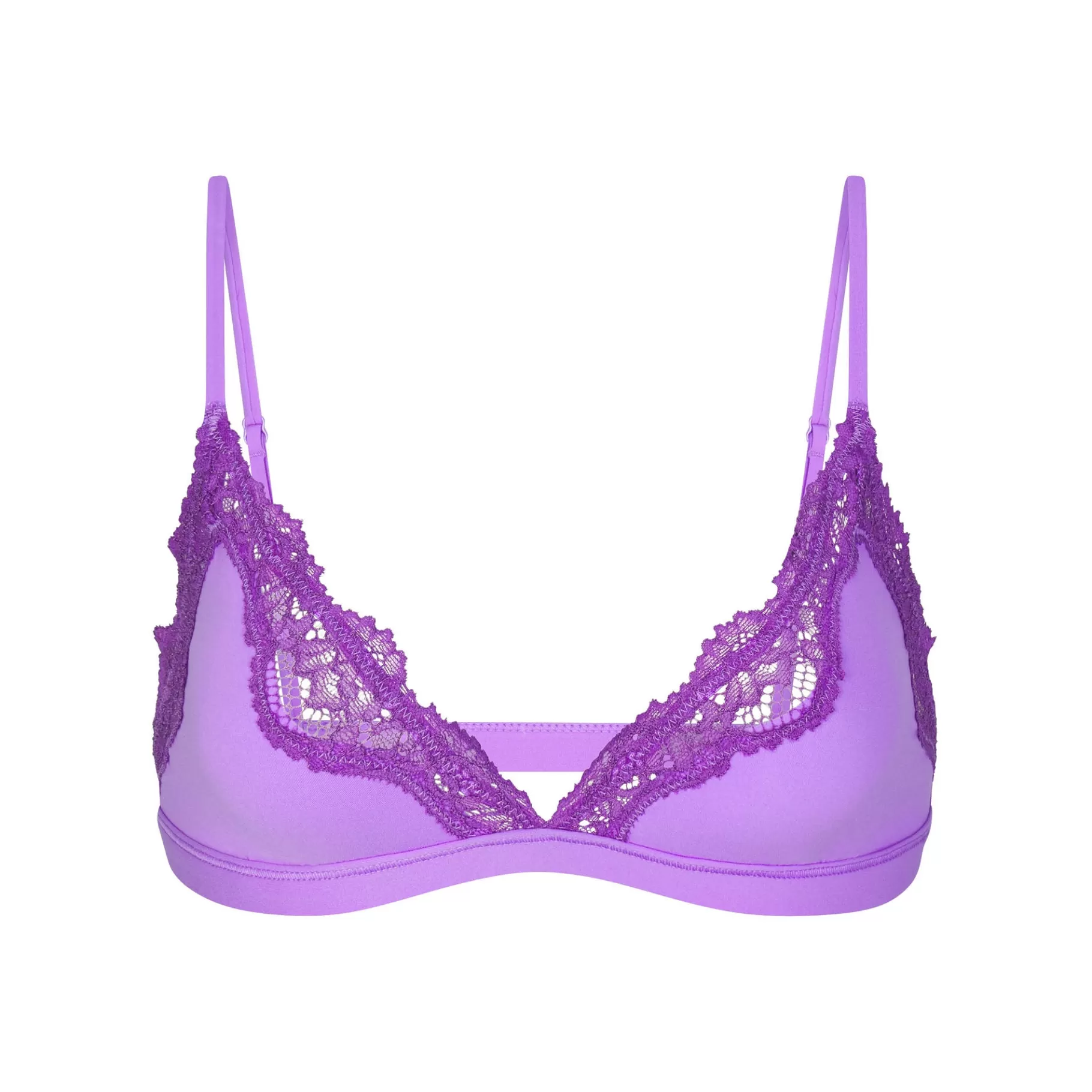 Skims triangle*FITS EVERYBODY LACE TRIANGLE BRALETTE | ULTRA VIOLET TONAL ULTRA+VIOLET+TONAL