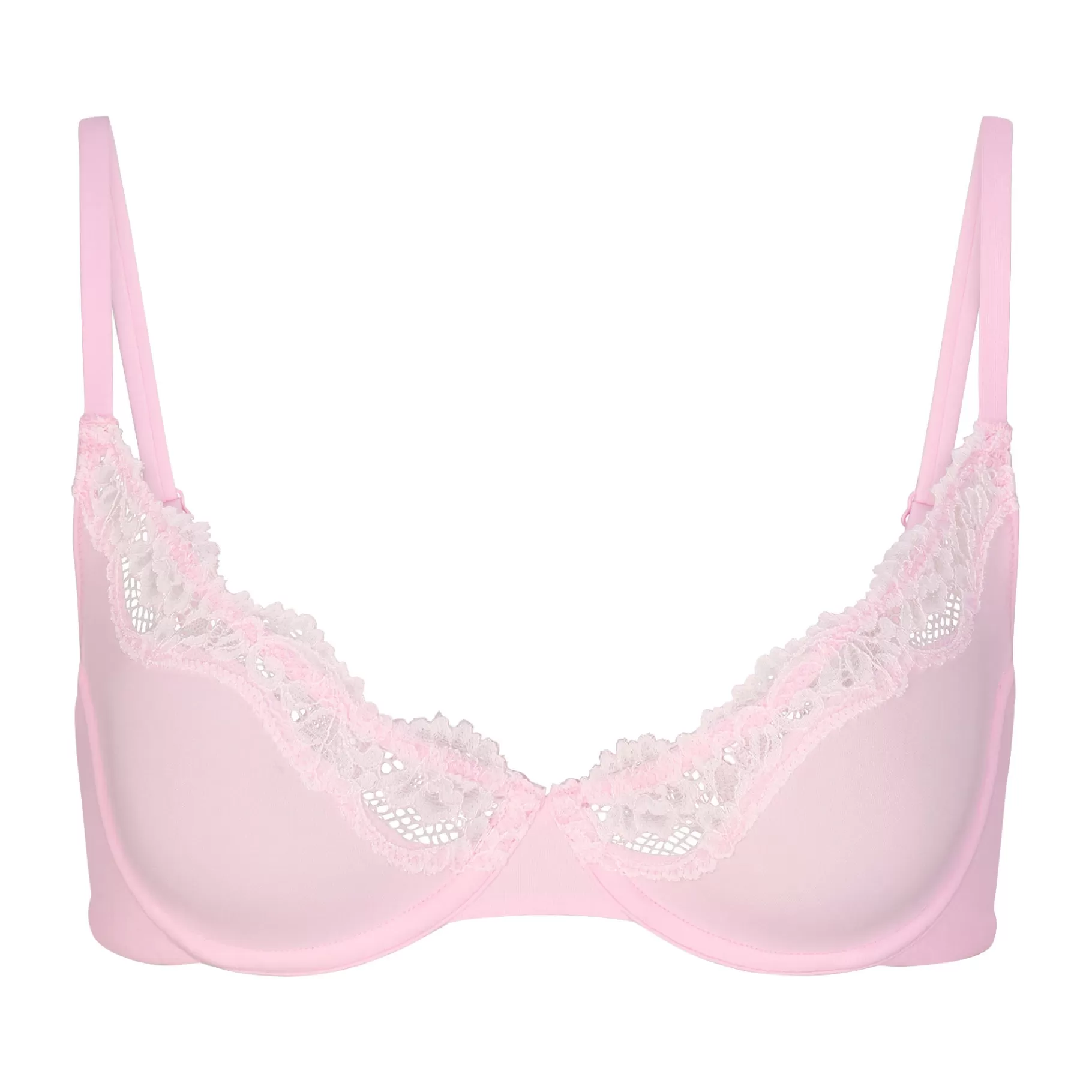 Skims fits everybody*FITS EVERYBODY LACE UNLINED SCOOP BRA | CHERRY BLOSSOM TONAL CHERRY+BLOSSOM+TONAL