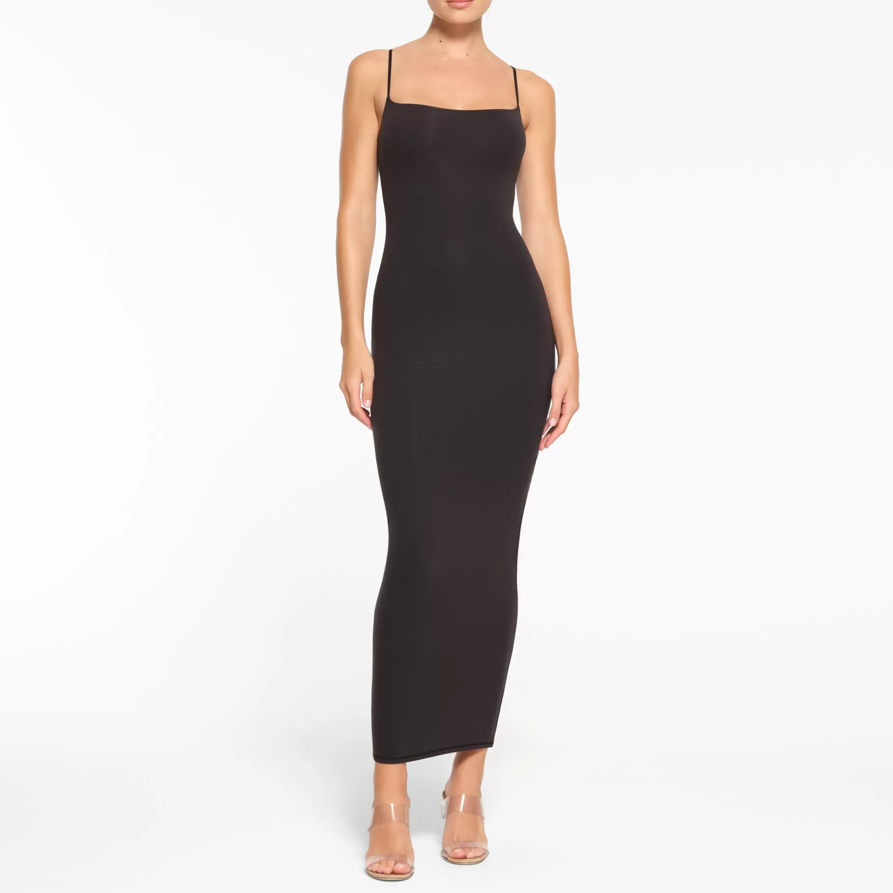 Skims dresses*FITS EVERYBODY LONG SLIP DRESS | ONYX