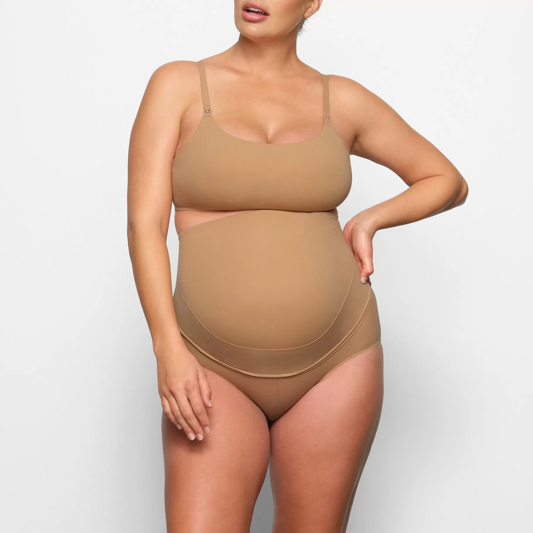 Skims maternity shapewear*FITS EVERYBODY MATERNITY HIGH-WAISTED BRIEF | OCHRE