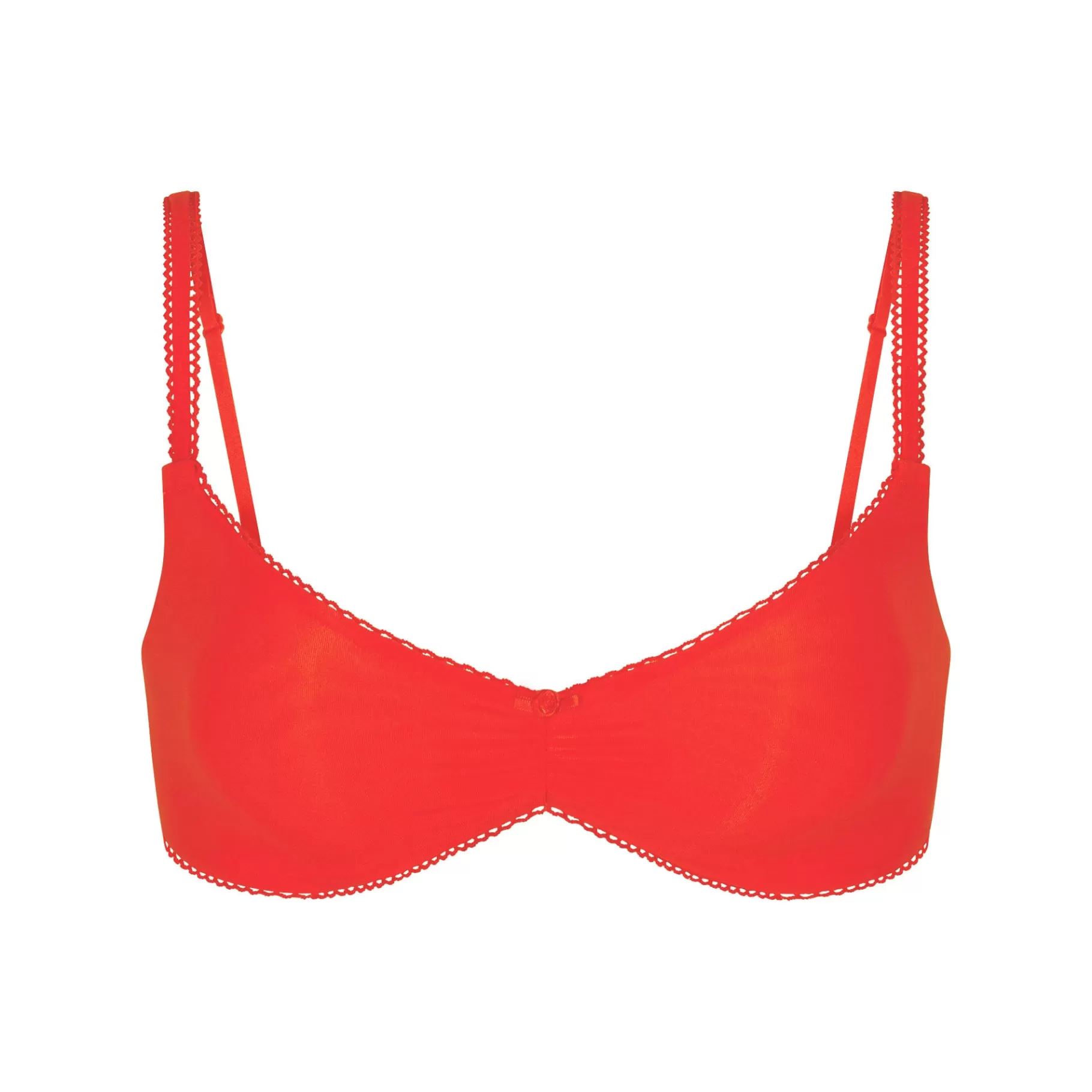 Skims scoop*FITS EVERYBODY PICOT TRIM SKIMPY SCOOP BRALETTE | RUBY