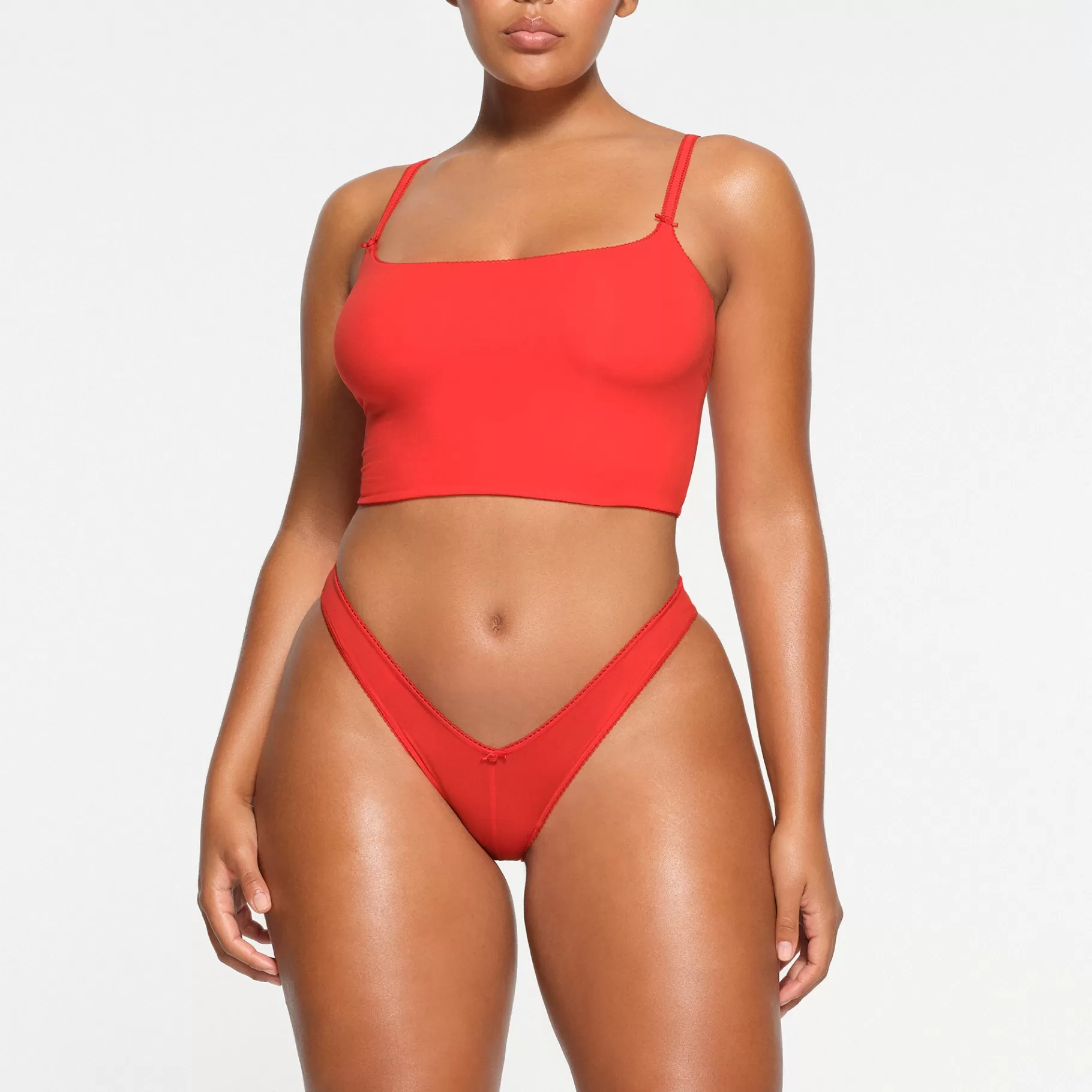 Skims cheeky underwear*FITS EVERYBODY PICOT TRIM TANGA | RUBY