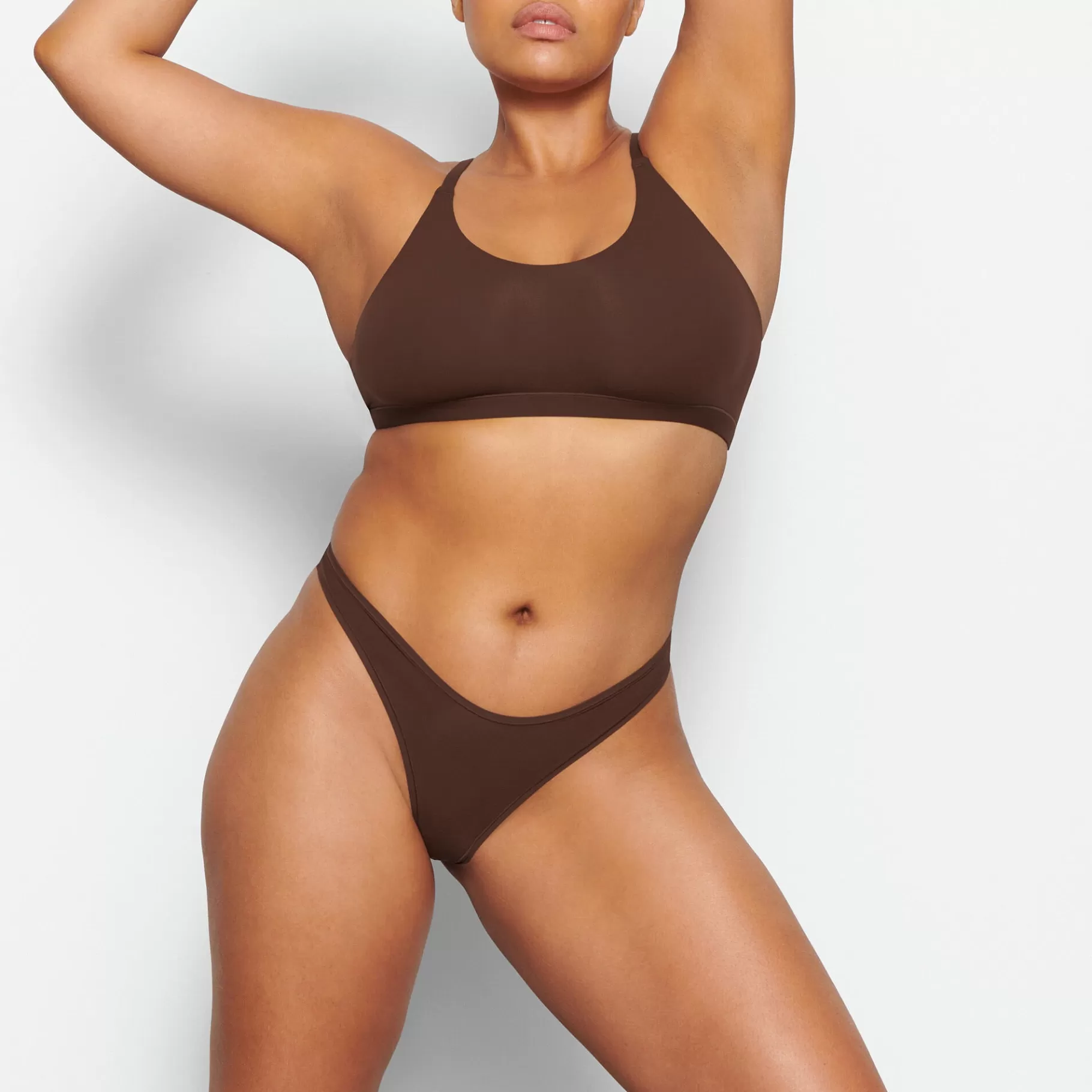 Skims fits everybody*FITS EVERYBODY RACERBACK BRALETTE | COCOA