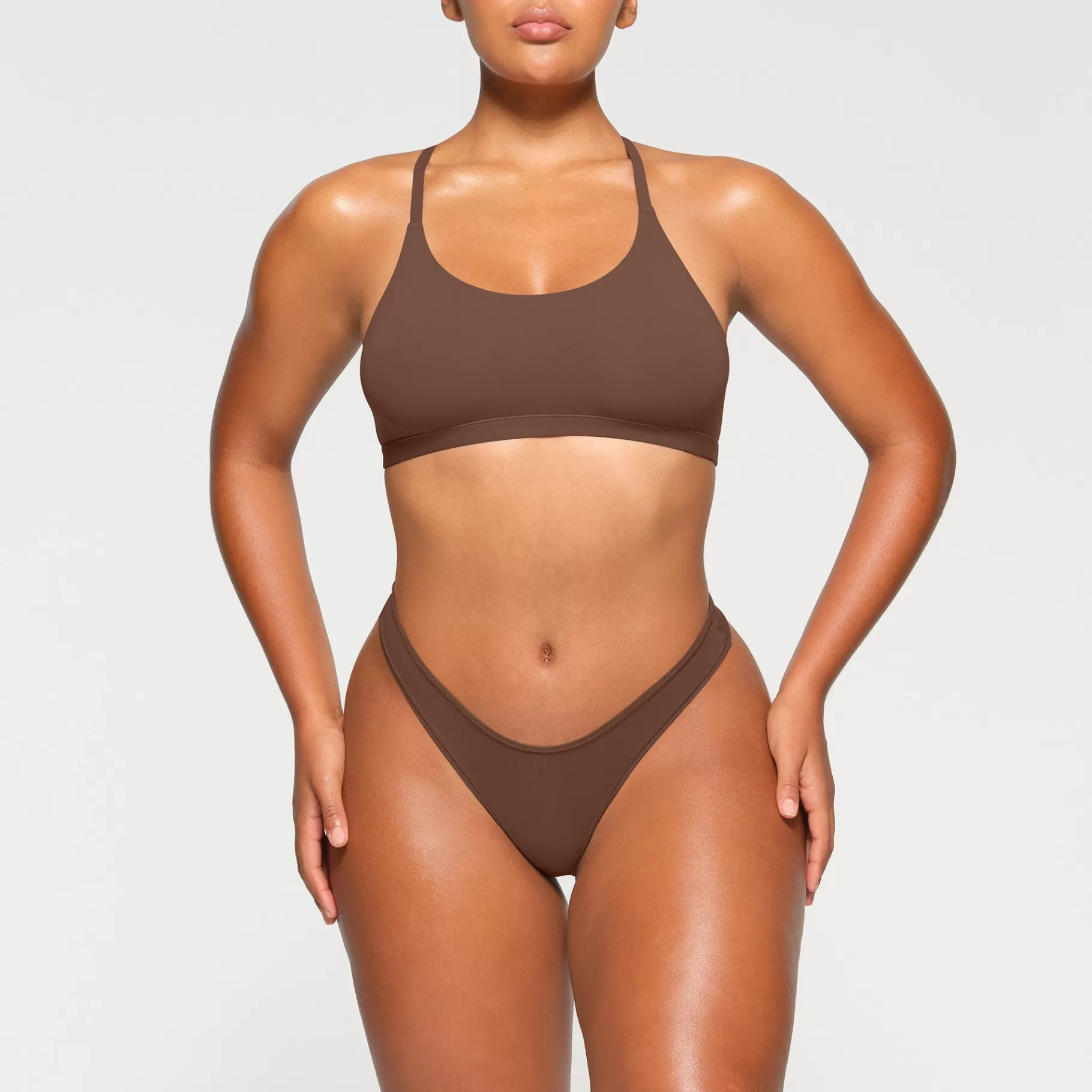 Skims plunge*FITS EVERYBODY RACERBACK BRALETTE | JASPER