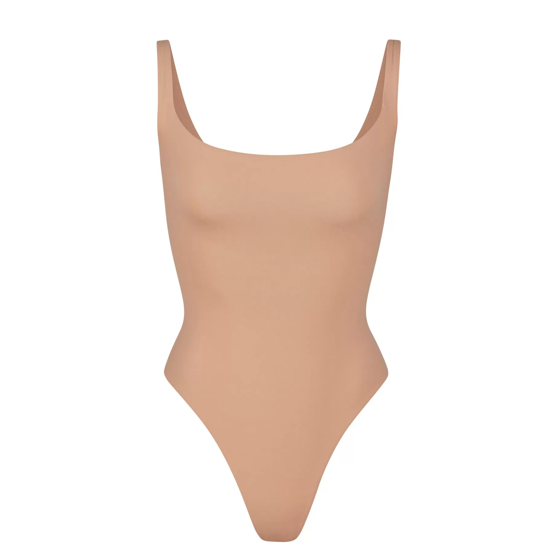 Skims bodysuits*FITS EVERYBODY SQUARE NECK BODYSUIT | OCHRE