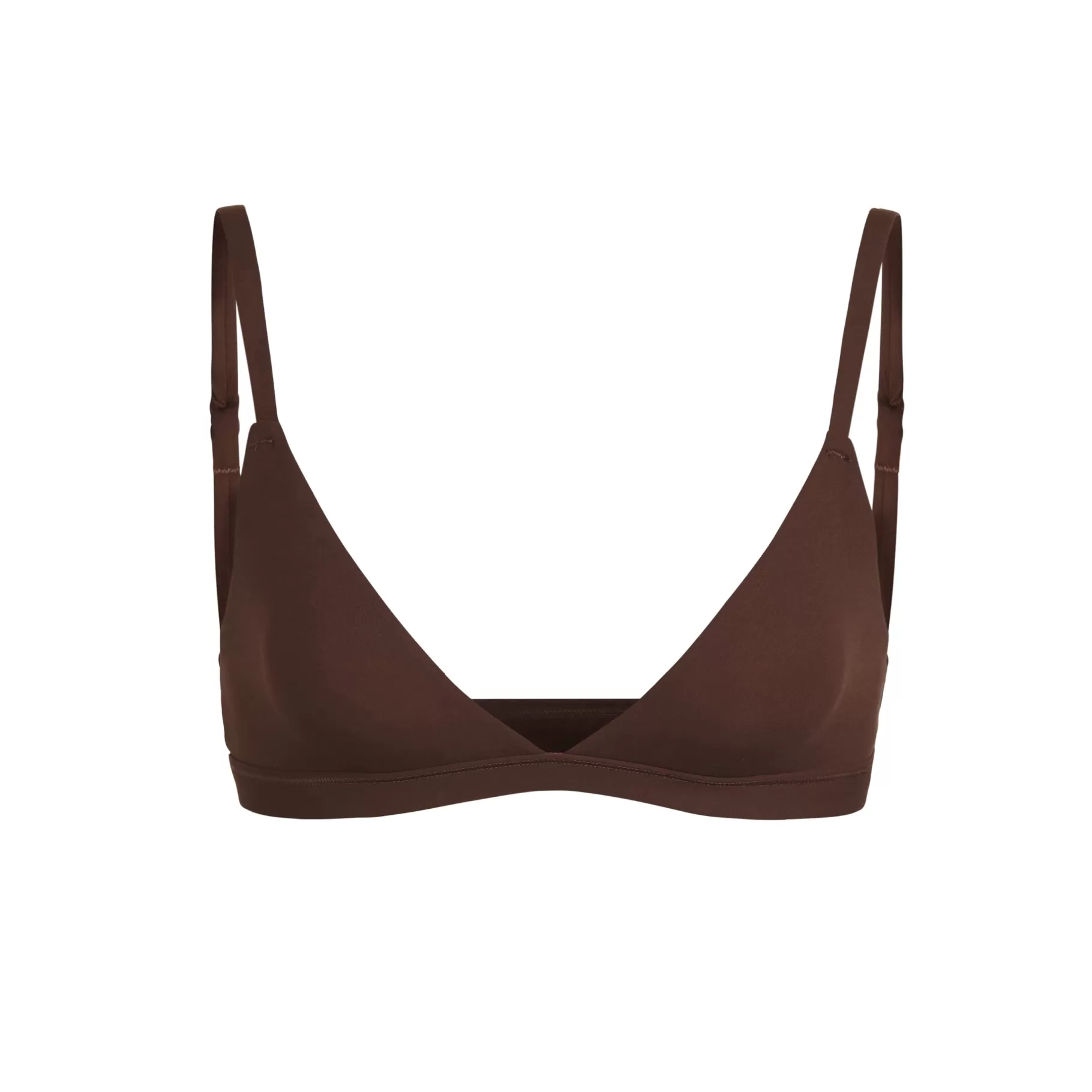 Skims plunge*FITS EVERYBODY TRIANGLE BRALETTE | COCOA