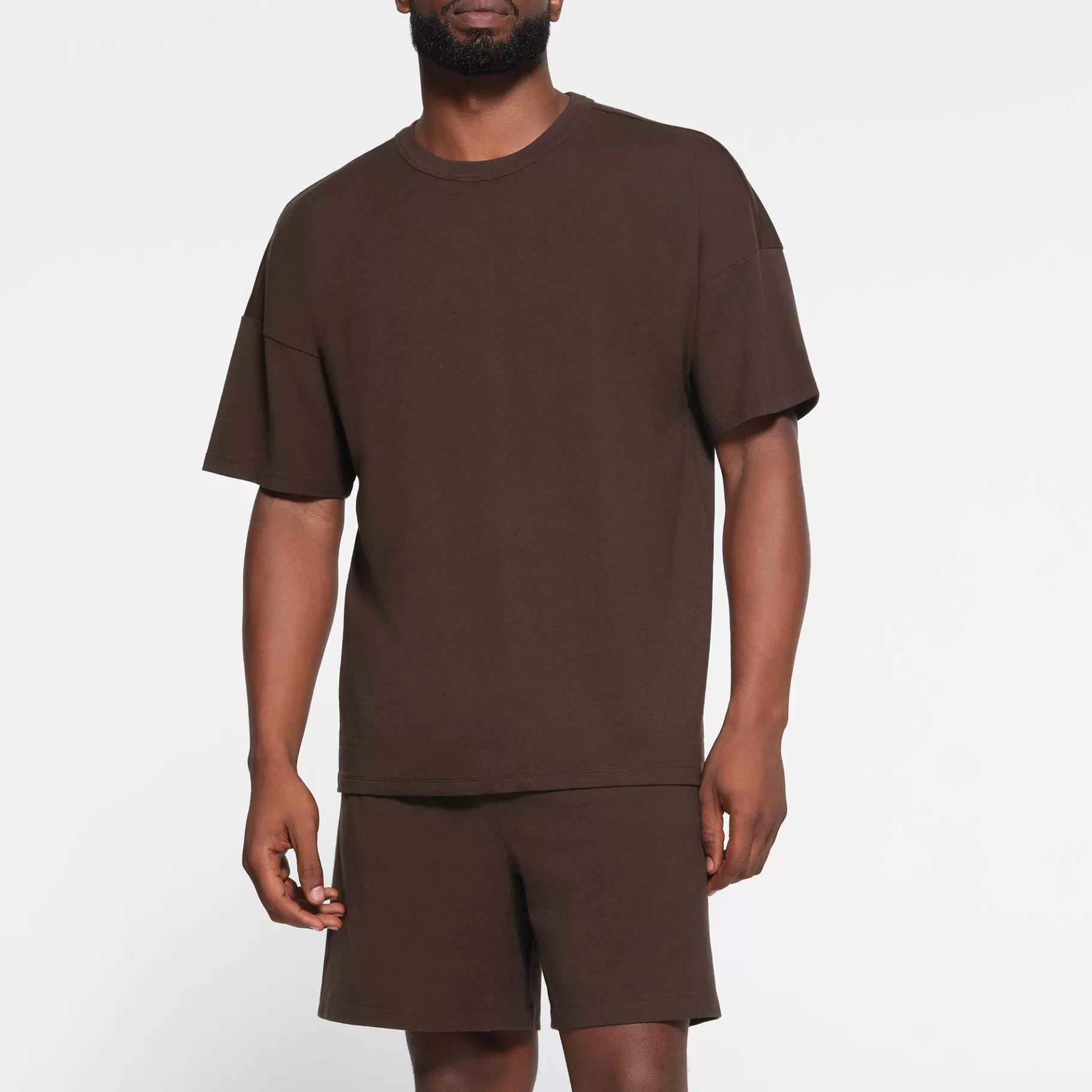 Skims tees & tanks*JERSEY LOUNGE MENS OVERSIZED T-SHIRT | ESPRESSO