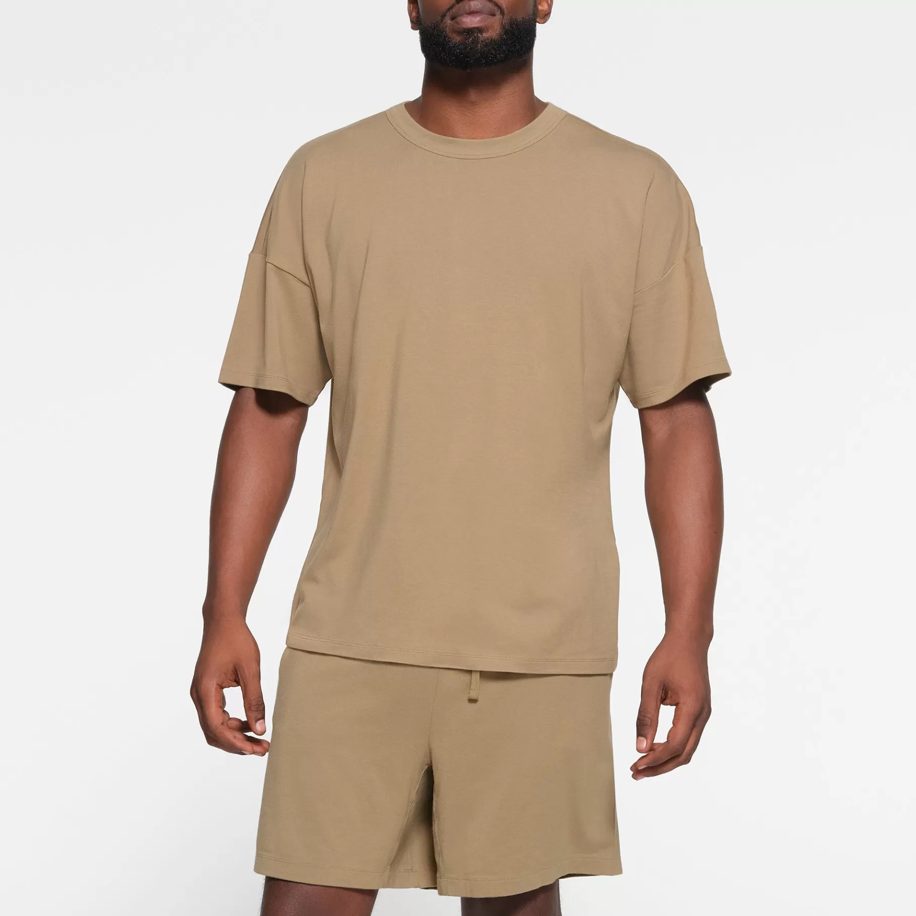 Skims tees & tanks*JERSEY LOUNGE MENS OVERSIZED T-SHIRT | KHAKI