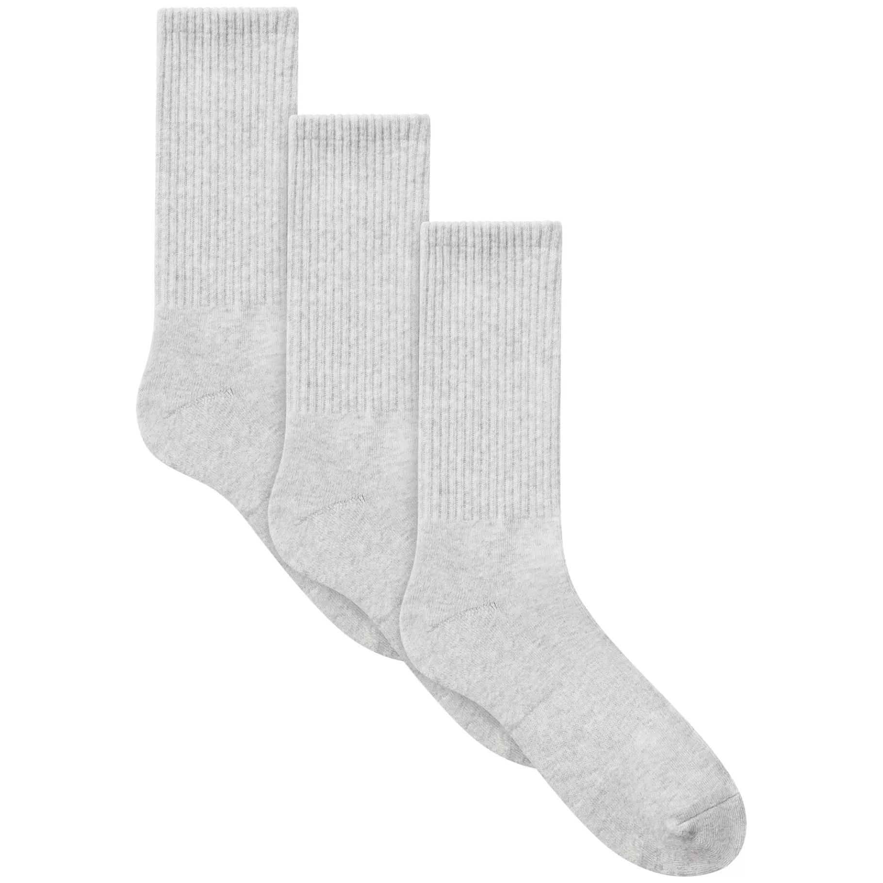 Skims socks*MENS TUBE CREW SOCK 3-PACK | LIGHT HEATHER GREY LIGHT+HEATHER+GREY