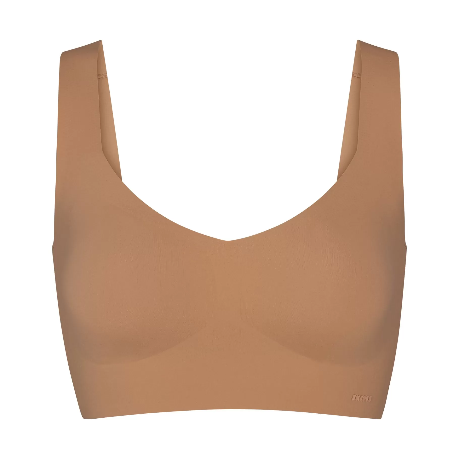 Skims plunge*NAKED PLUNGE LONGLINE BRALETTE | OCHRE