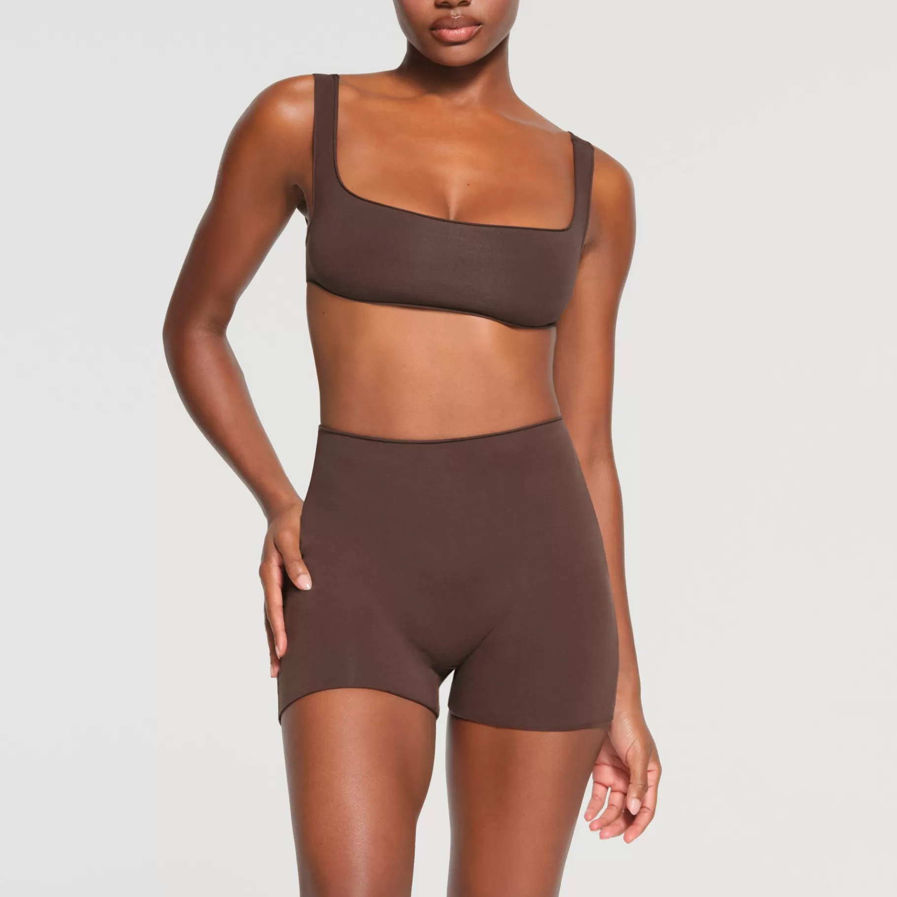 Skims scoop*RAW EDGE MICRO SCOOP BRALETTE | ESPRESSO