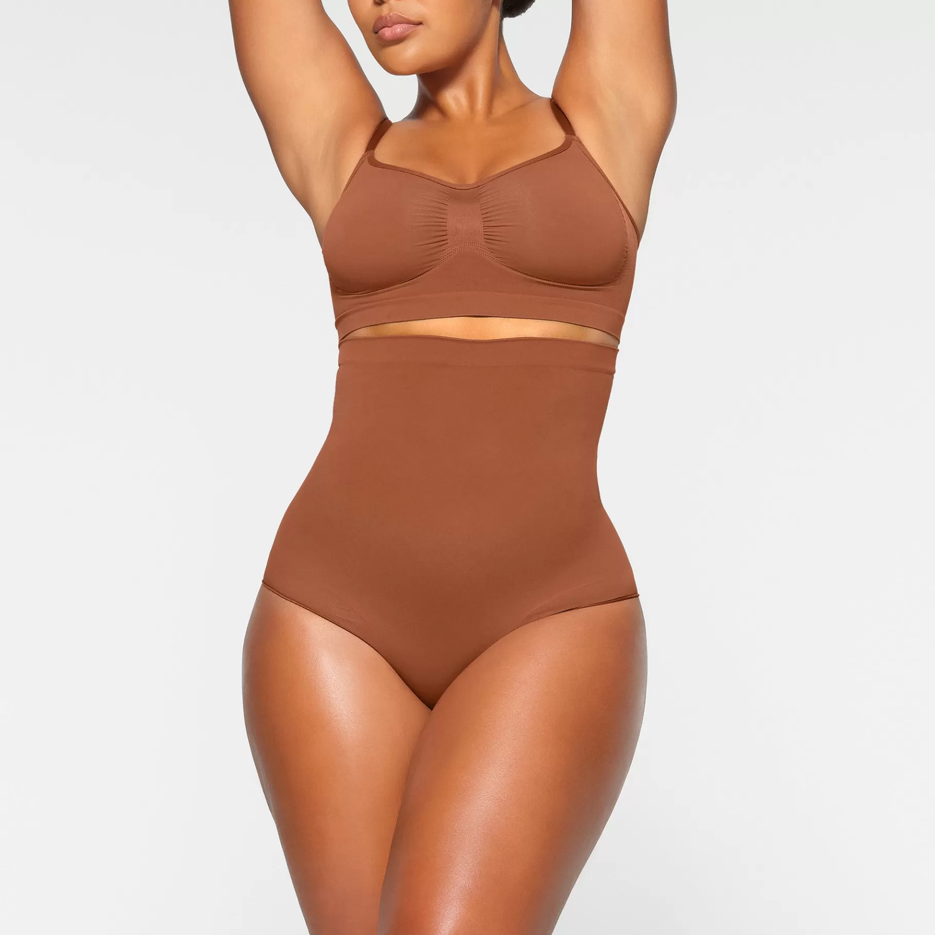 Skims shaping underwear*SEAMLESS SCULPT HIGH-WAISTED BRIEF | BRONZE