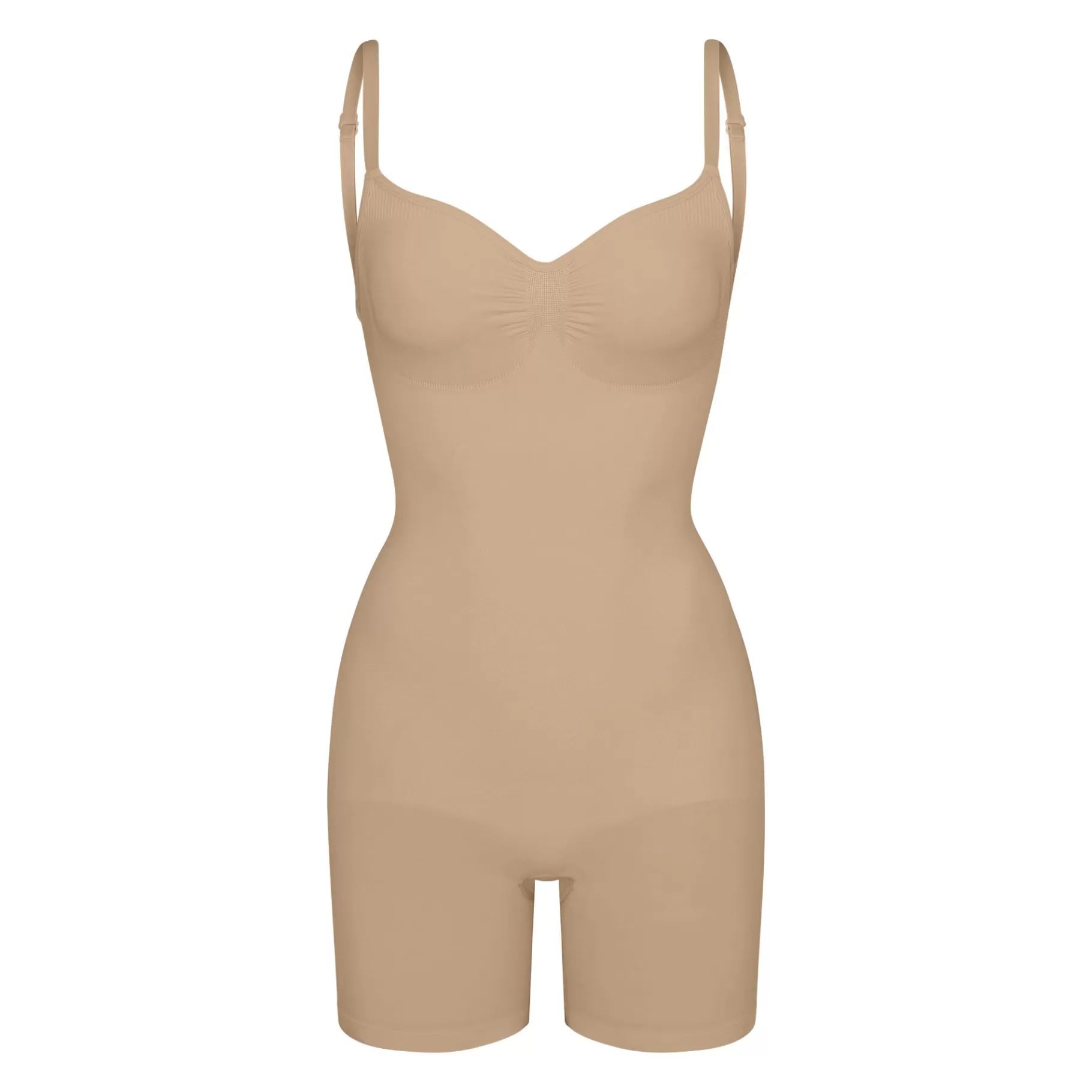 Skims seamless sculpt*SEAMLESS SCULPT LOW BACK MID THIGH BODYSUIT | CLAY