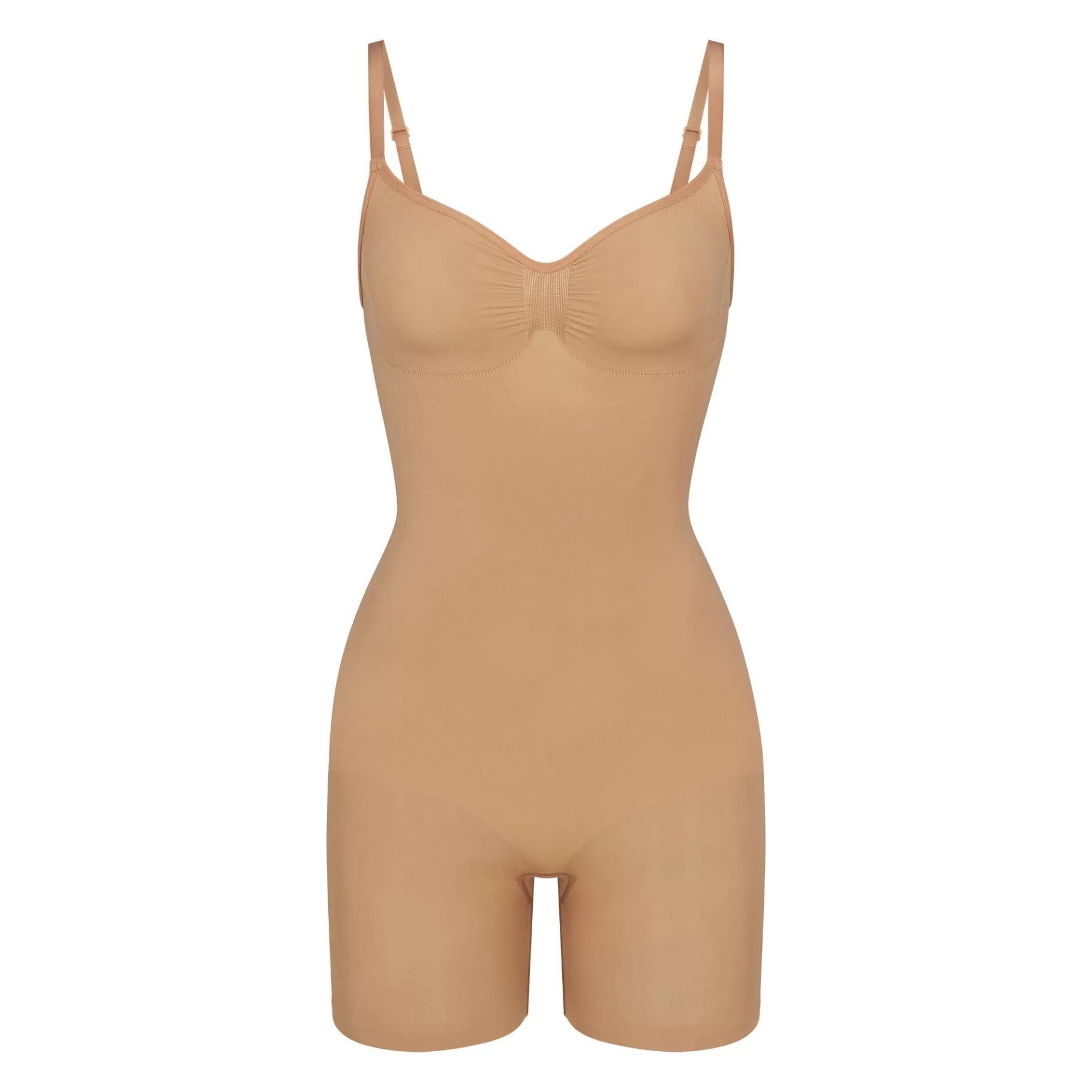 Skims seamless sculpt*SEAMLESS SCULPT MID THIGH BODYSUIT | OCHRE