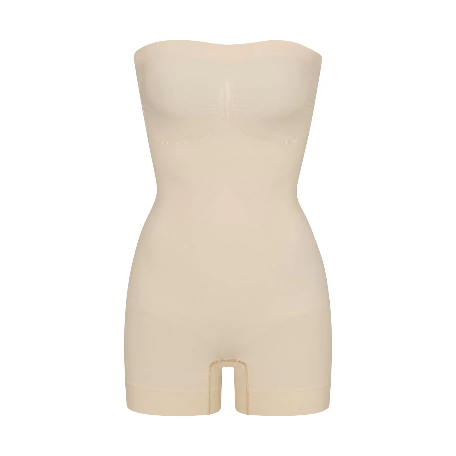 Skims seamless sculpt*SEAMLESS SCULPT STRAPLESS SHORTIE BODYSUIT | SAND