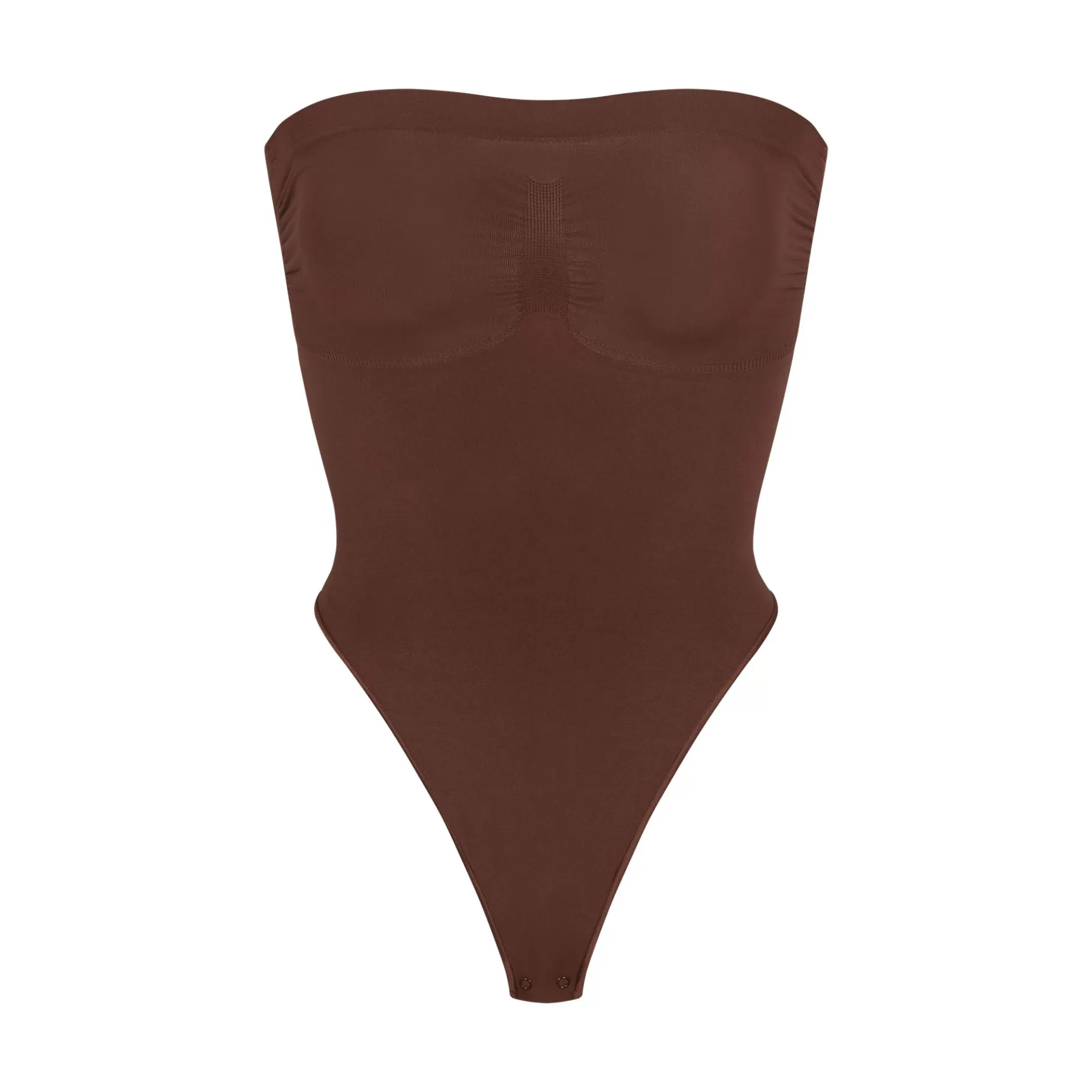 Skims shapewear bodysuits*SEAMLESS SCULPT STRAPLESS THONG BODYSUIT | COCOA