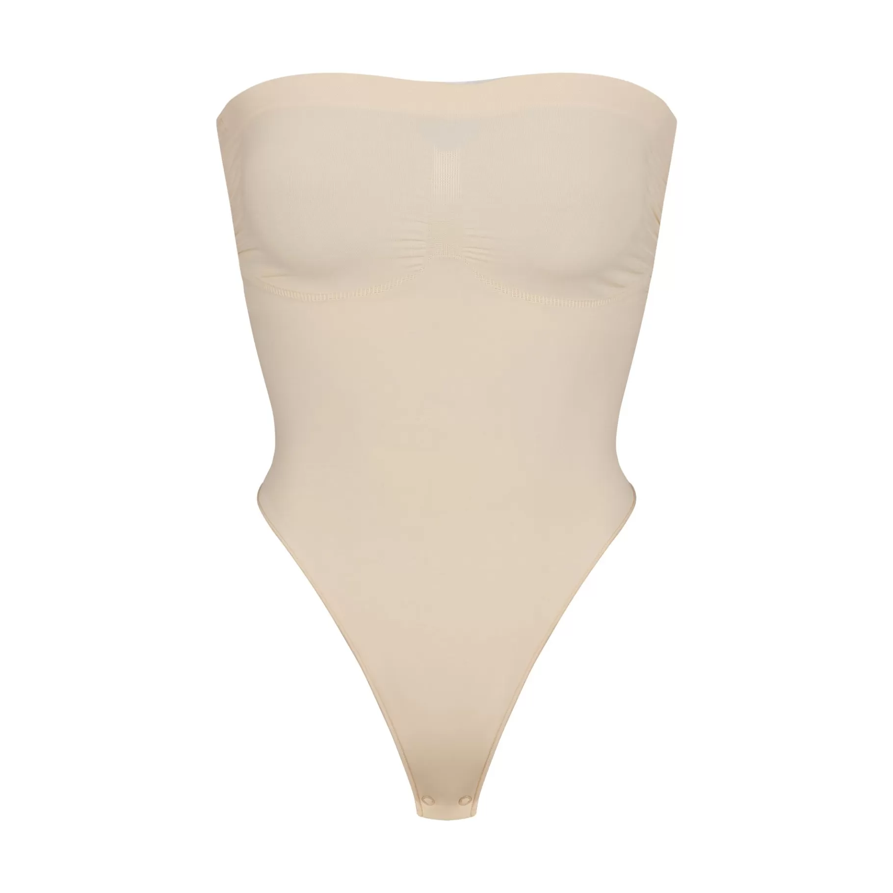 Skims seamless sculpt*SEAMLESS SCULPT STRAPLESS THONG BODYSUIT | SAND