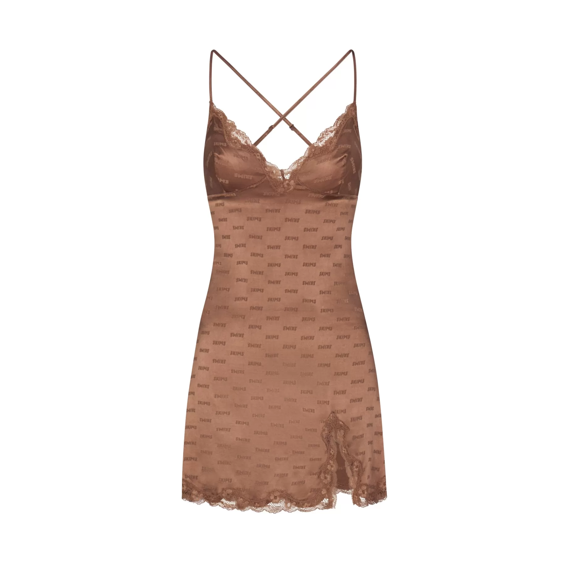 Skims dresses* JACQUARD LACE SLIP DRESS | JASPER