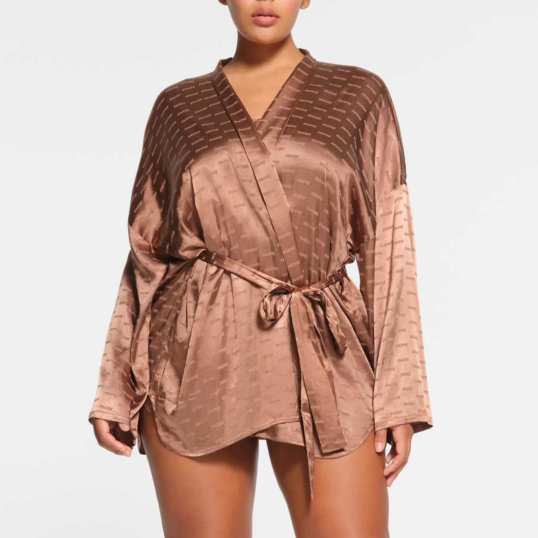 Skims robes* JACQUARD SHORT ROBE | JASPER