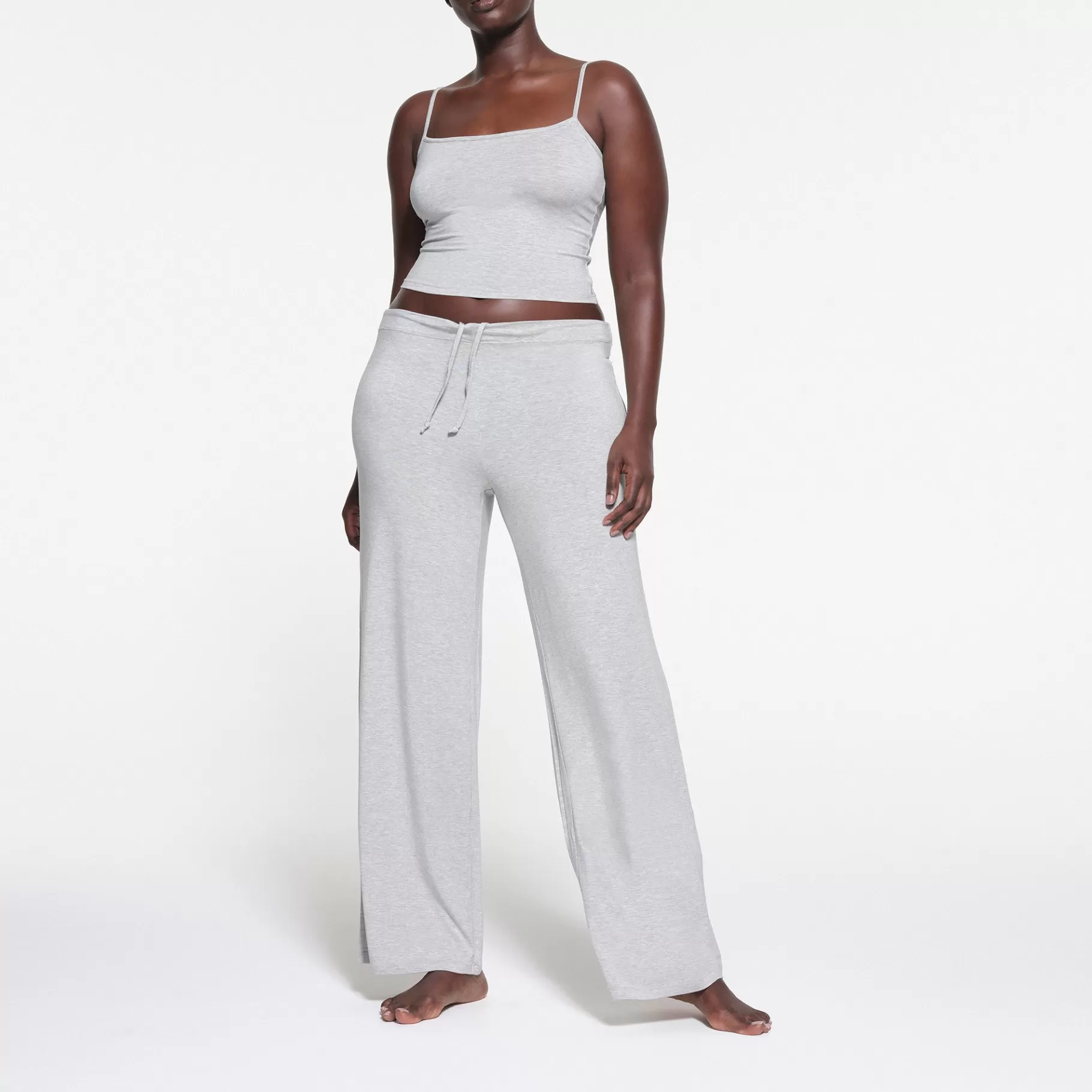 Skims pajamas* SLEEP STRAIGHT LEG PANT | LIGHT HEATHER GREY LIGHT+HEATHER+GREY