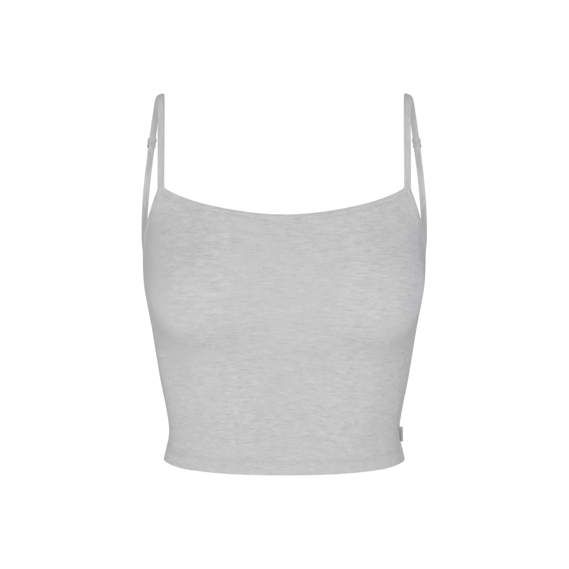 Skims pajamas* SLEEP STRAIGHT NECK CROPPED CAMI | LIGHT HEATHER GREY LIGHT+HEATHER+GREY