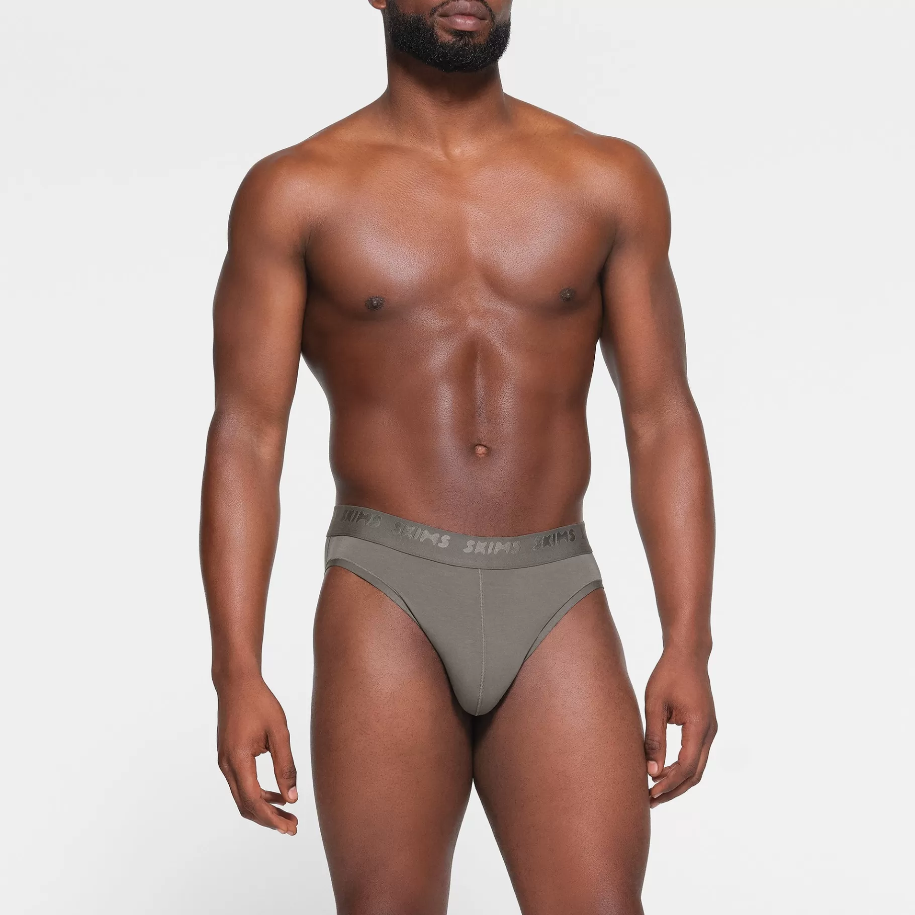 Skims boxers & briefs* STRETCH MENS BRIEF | GUNMETAL