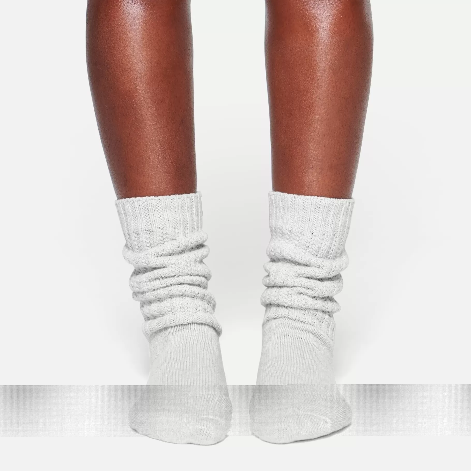 Skims socks*SLOUCH SOCK | LIGHT HEATHER GREY LIGHT+HEATHER+GREY