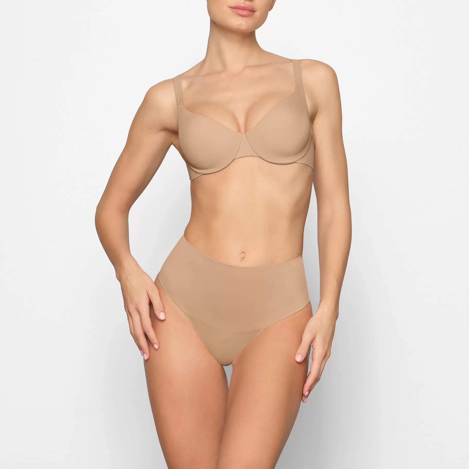 Skims unlined*SMOOTHING INTIMATES UNLINED FULL COVERAGE BRA | CLAY