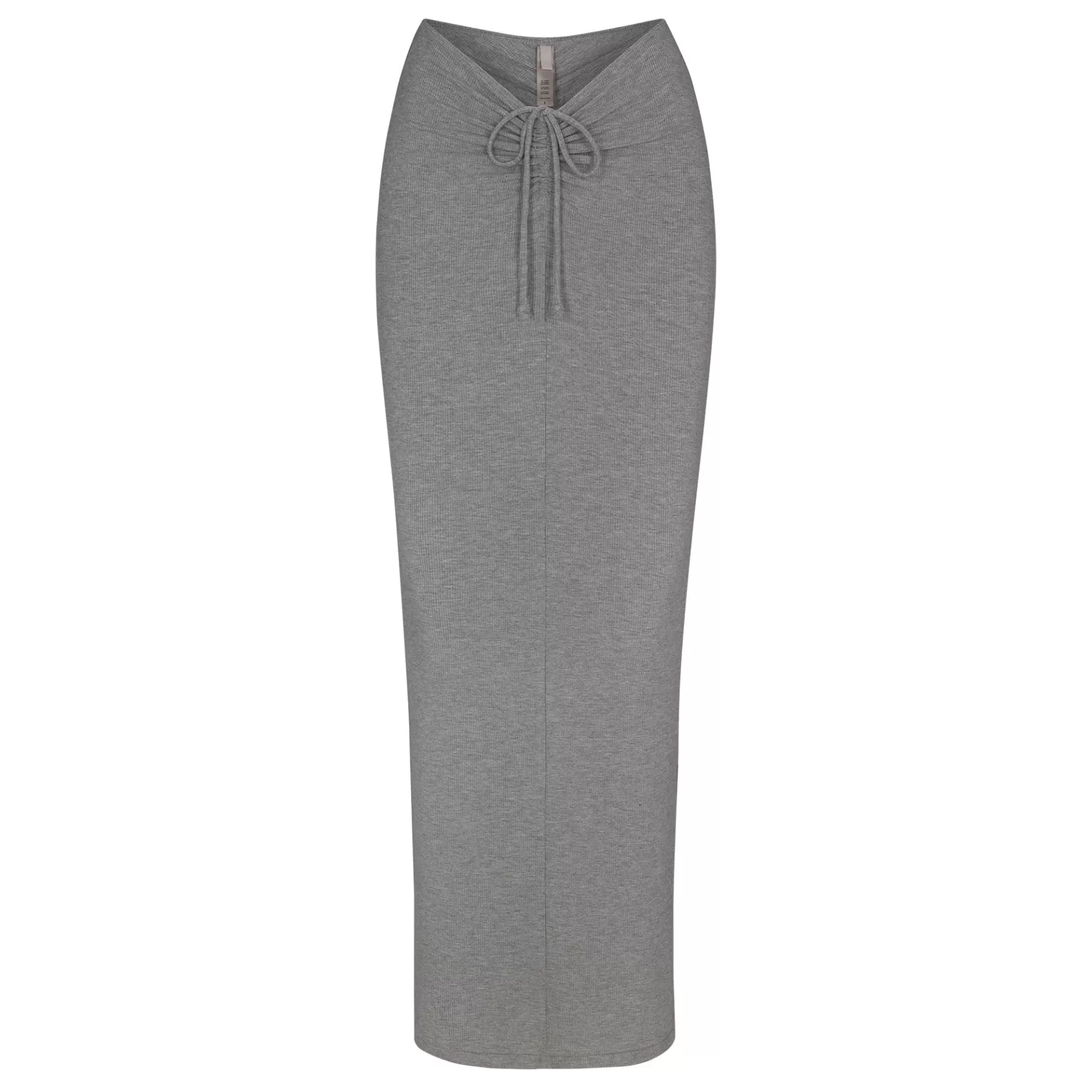 Skims soft lounge*SOFT LOUNGE RUCHED LONG SKIRT | HEATHER GREY HEATHER+GREY