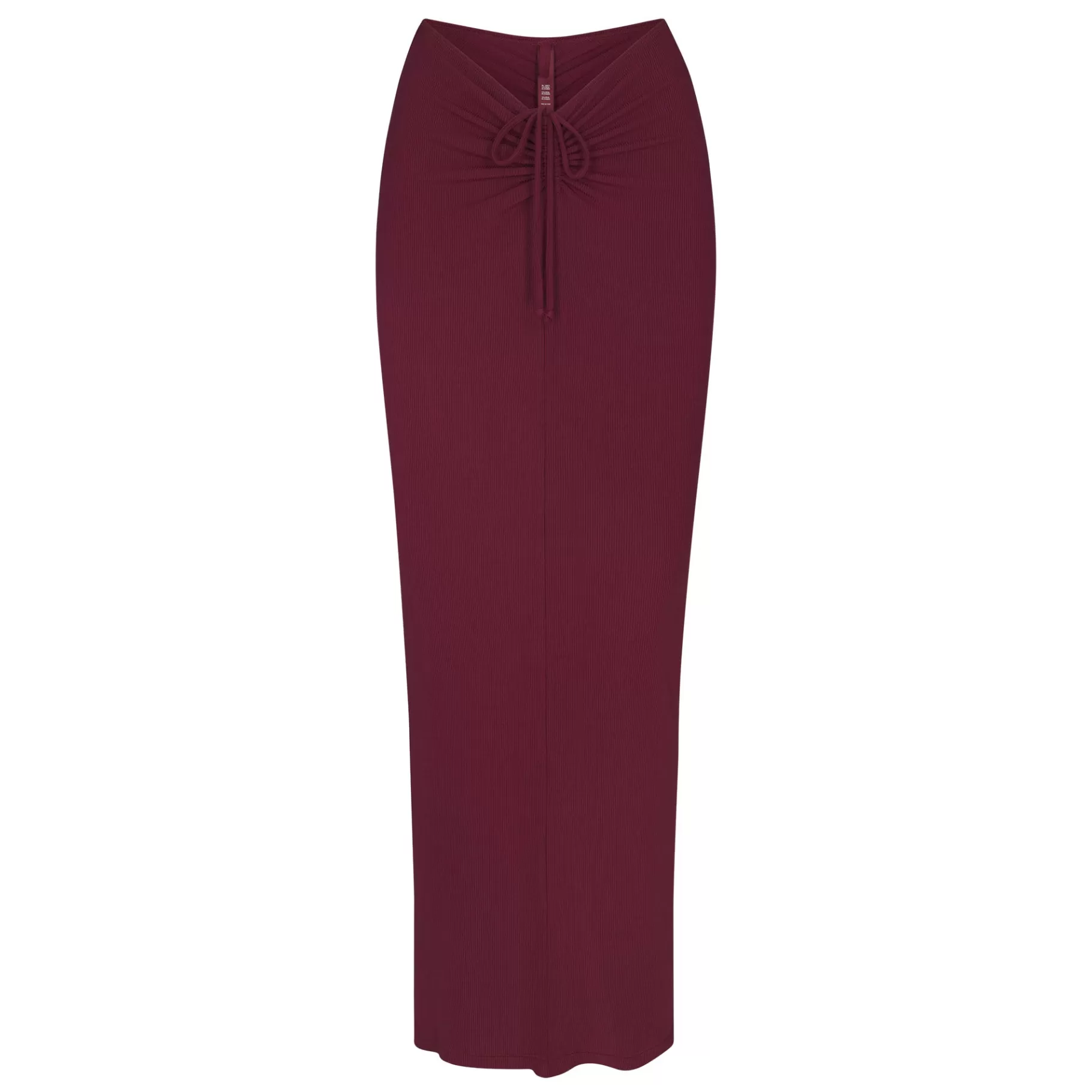 Skims soft lounge*SOFT LOUNGE RUCHED LONG SKIRT | WINE