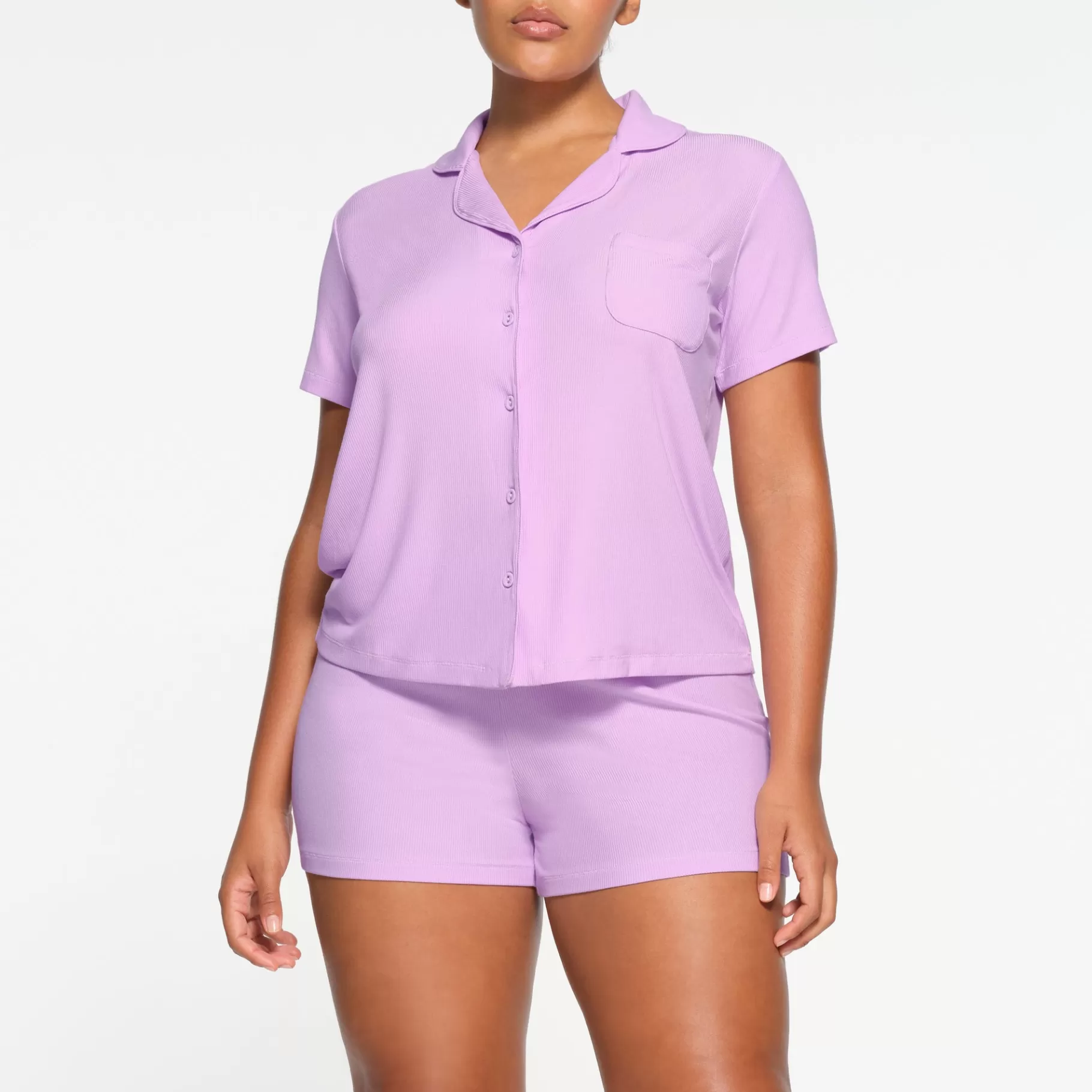 Skims soft lounge*SOFT LOUNGE SHORT SLEEP SET | SUGAR PLUM SUGAR+PLUM