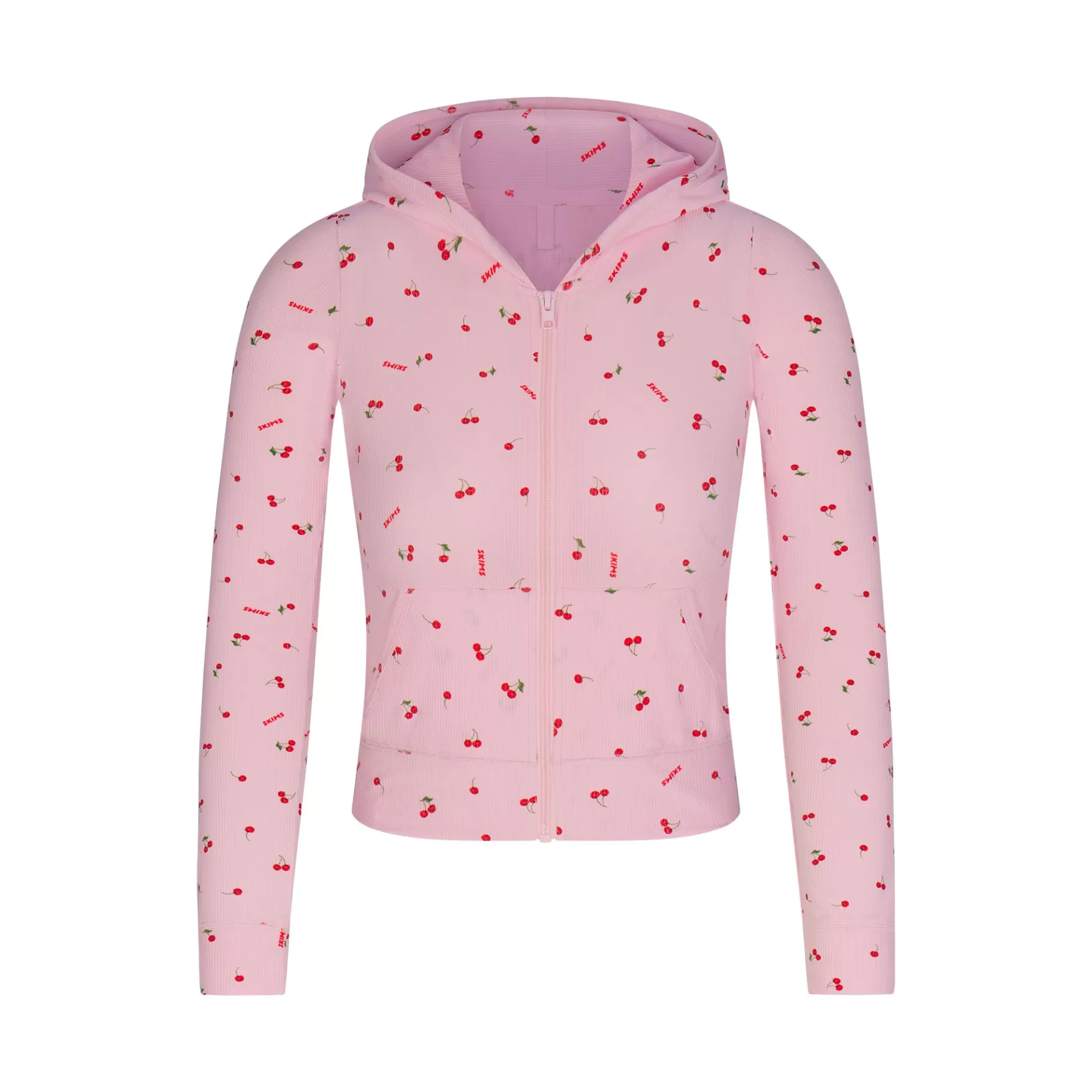 Skims soft lounge*SOFT LOUNGE ZIP UP HOODIE | CHERRY BLOSSOM PRINT CHERRY+BLOSSOM+PRINT