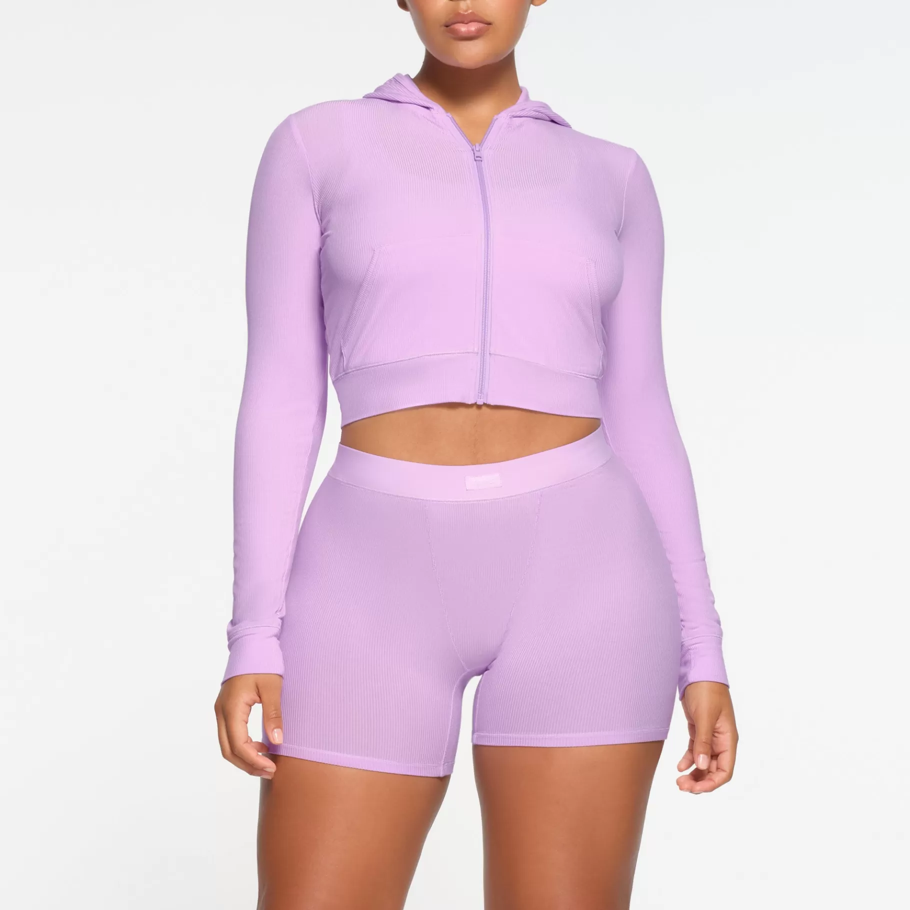 Skims soft lounge*SOFT LOUNGE ZIP UP HOODIE | SUGAR PLUM SUGAR+PLUM