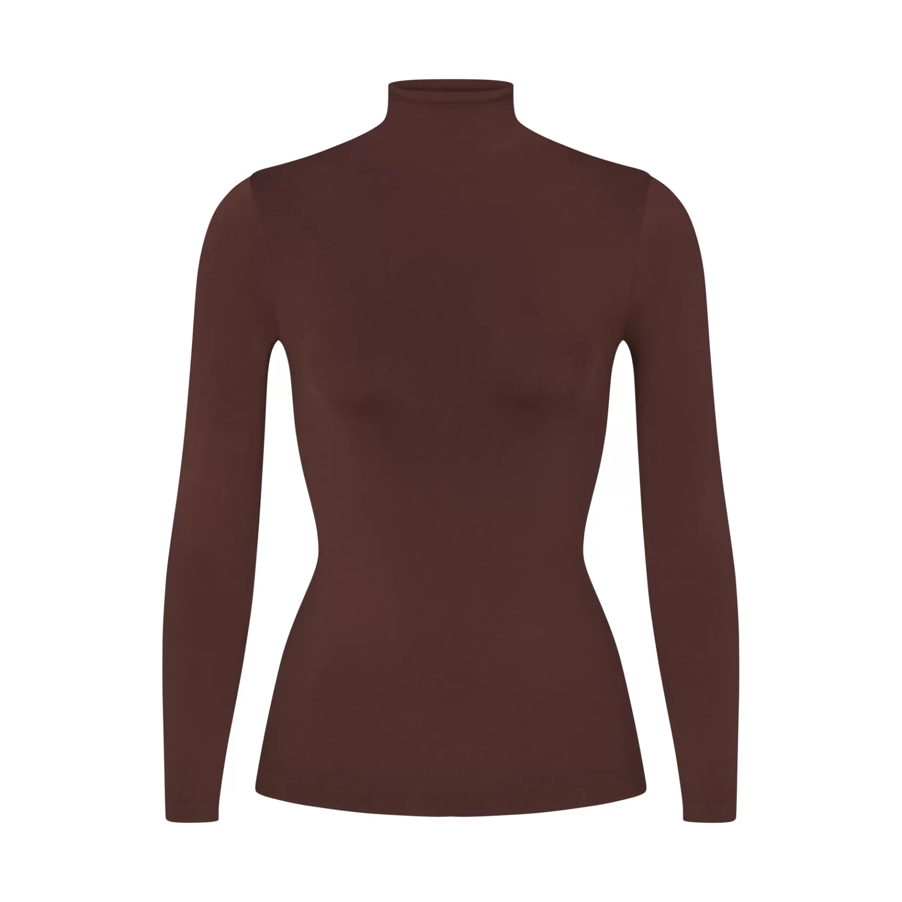 Skims tees & tanks*SOFT SMOOTHING SEAMLESS TURTLENECK TOP | COCOA