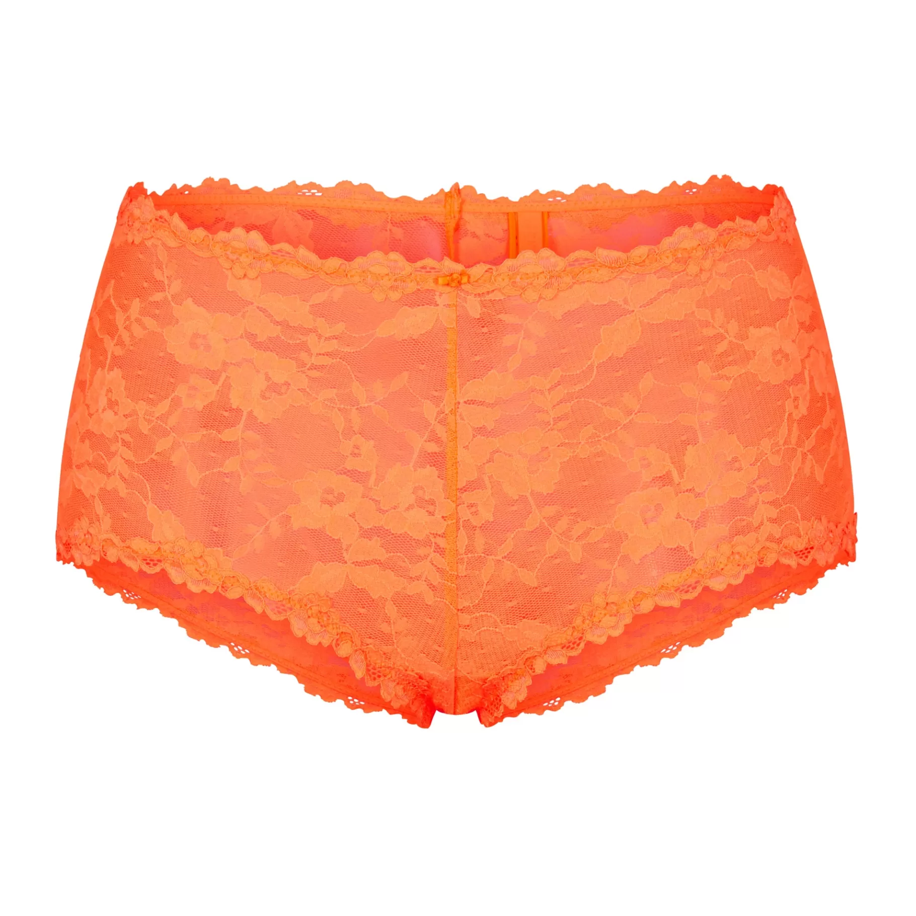 Skims boy shorts*STRETCH LACE BOY SHORT | NEON ORANGE NEON+ORANGE