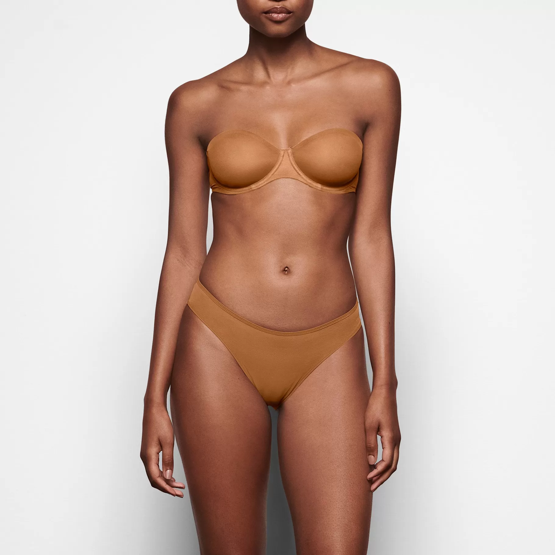 Skims cheeky underwear*ULTRA FINE MESH BIKINI | BRONZE