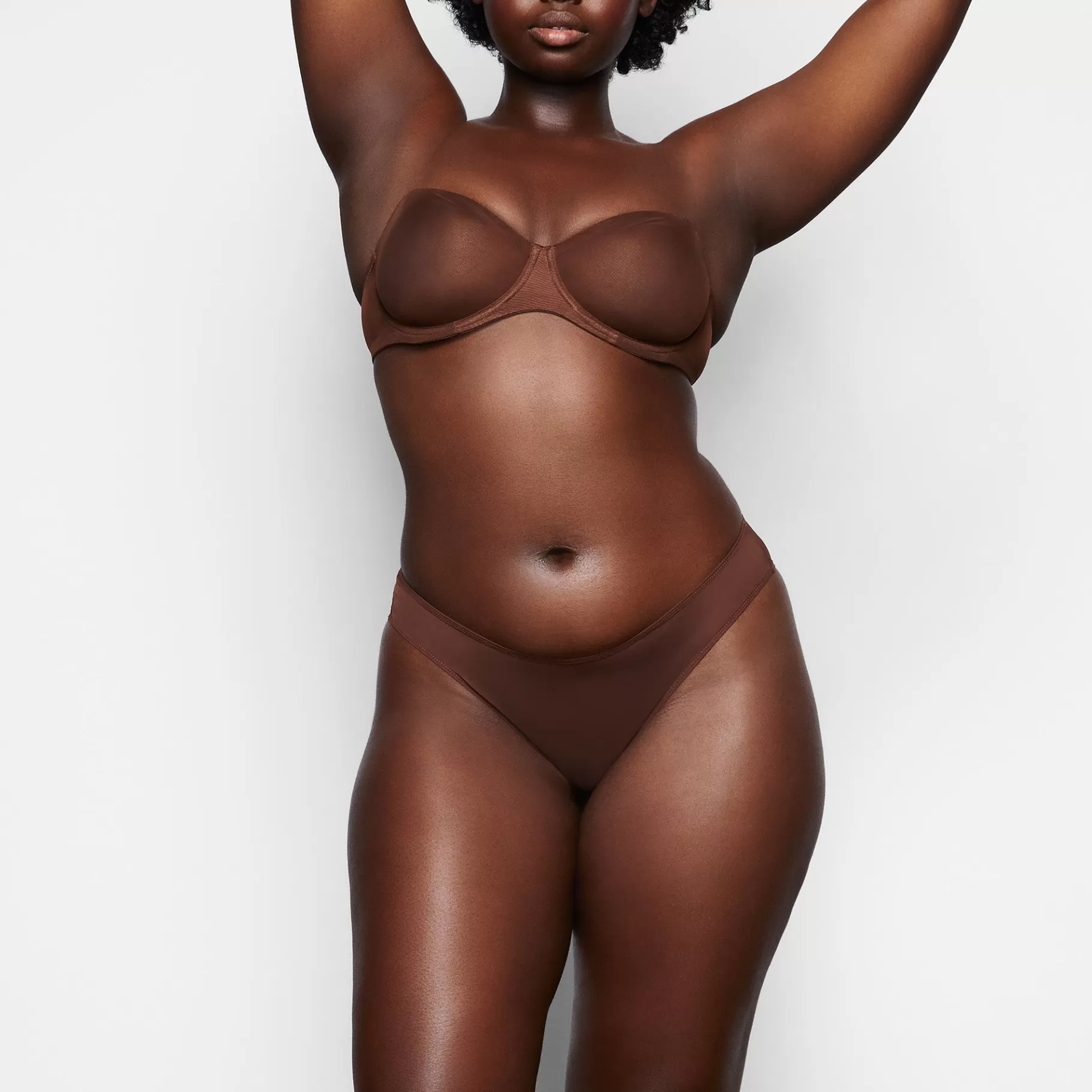 Skims medium*ULTRA FINE MESH BIKINI | MAHOGANY